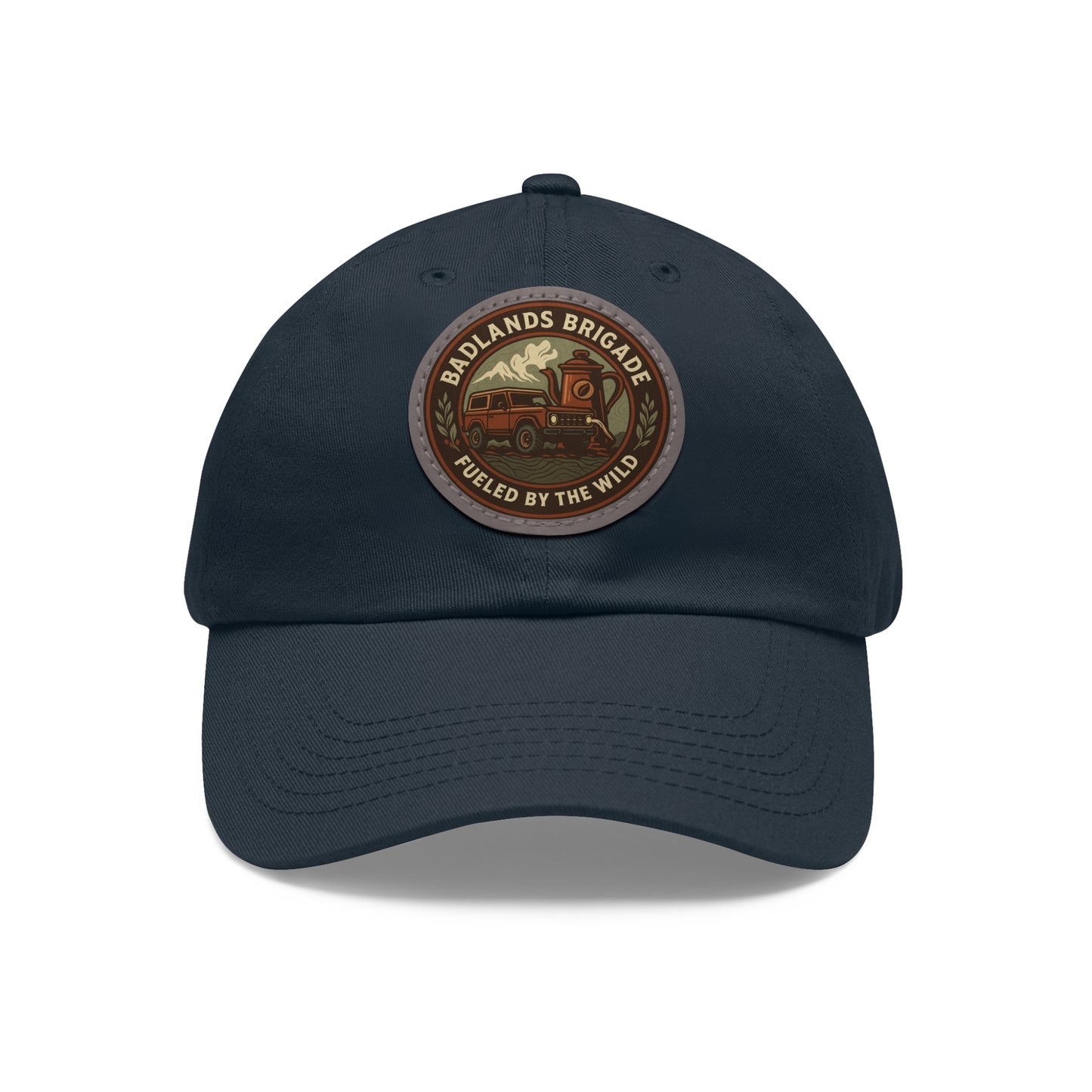 Fueled by the Wild - Badlands Brigade, Dad Hat with Leather Patch