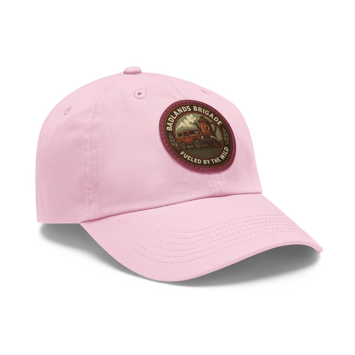 Fueled by the Wild - Badlands Brigade, Dad Hat with Leather Patch