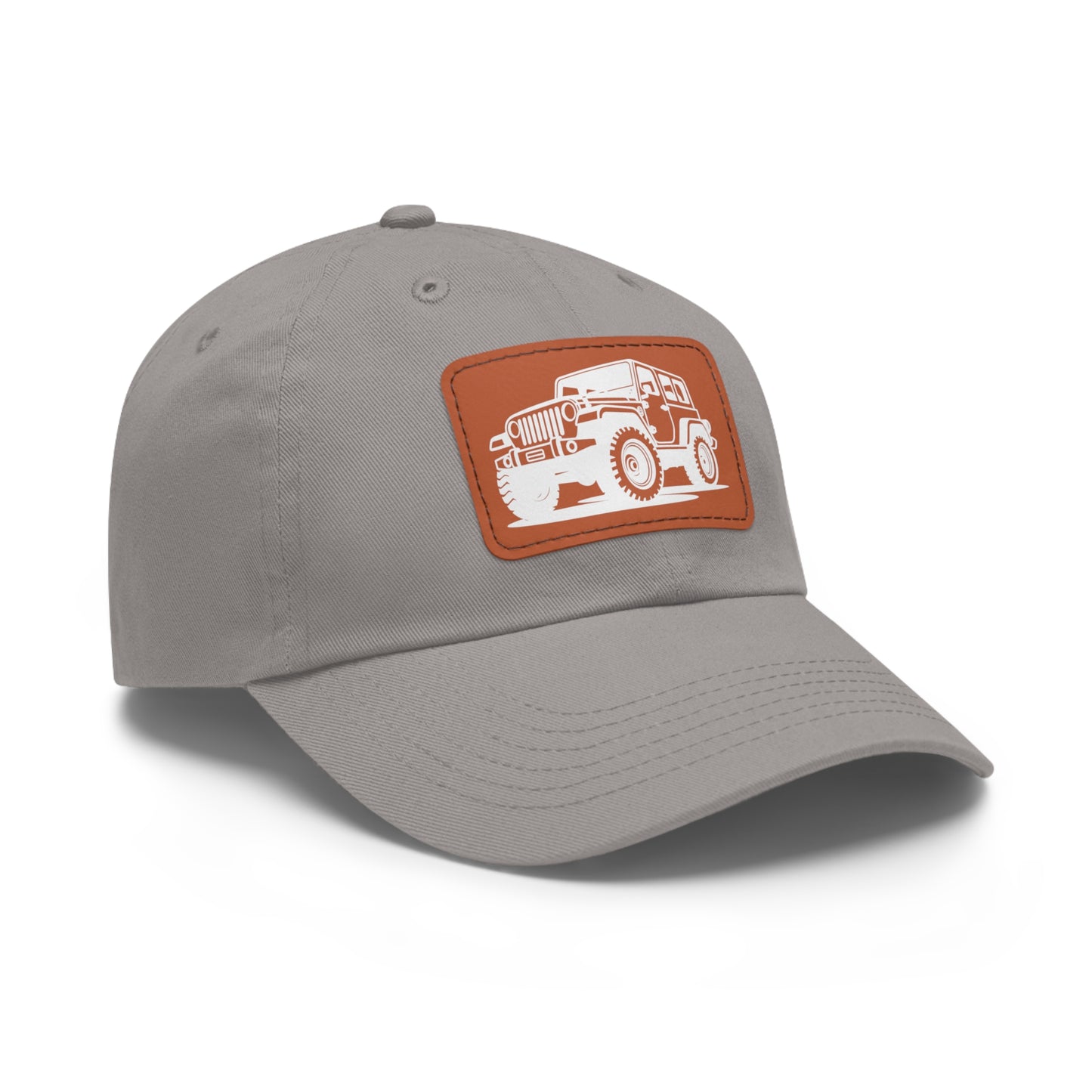Off-Road Dad Hat with Leather Patch