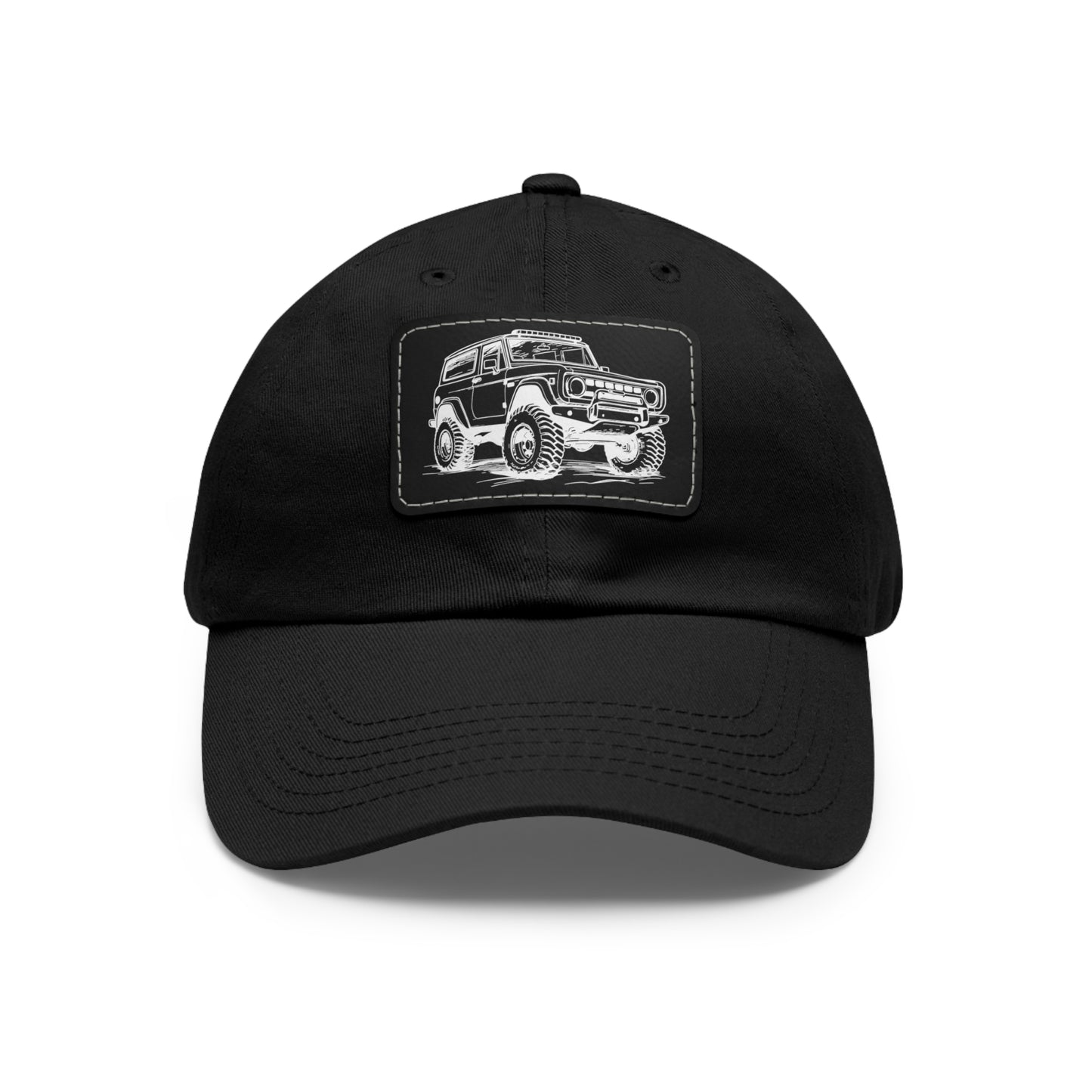 Off-Road Dad Hat with Leather Patch