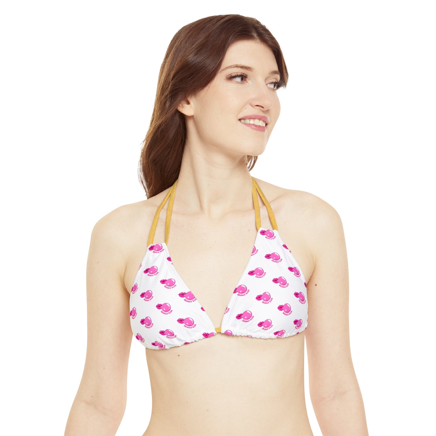 Bronco Babe - Bubblegum - Strappy Bikini Set