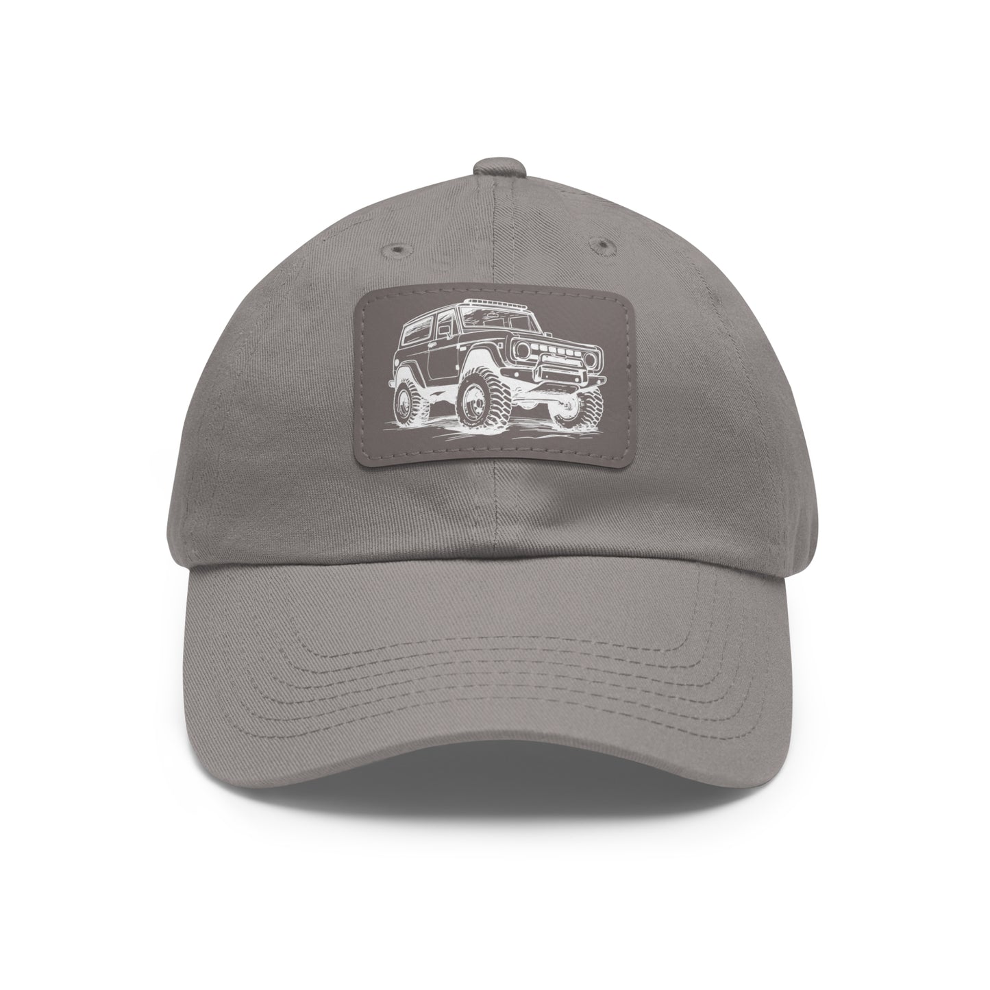 Off-Road Dad Hat with Leather Patch