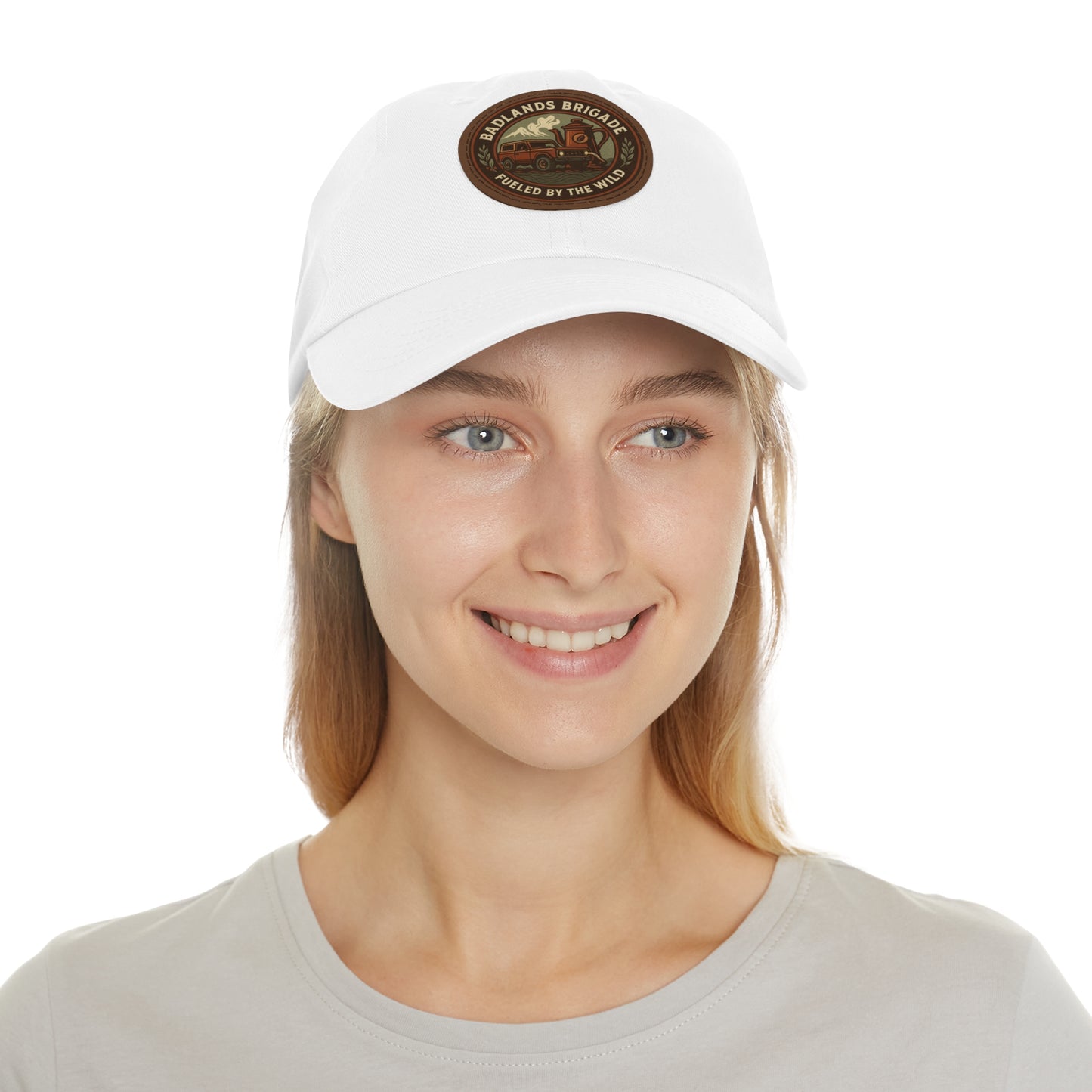 Fueled by the Wild - Badlands Brigade, Dad Hat with Leather Patch