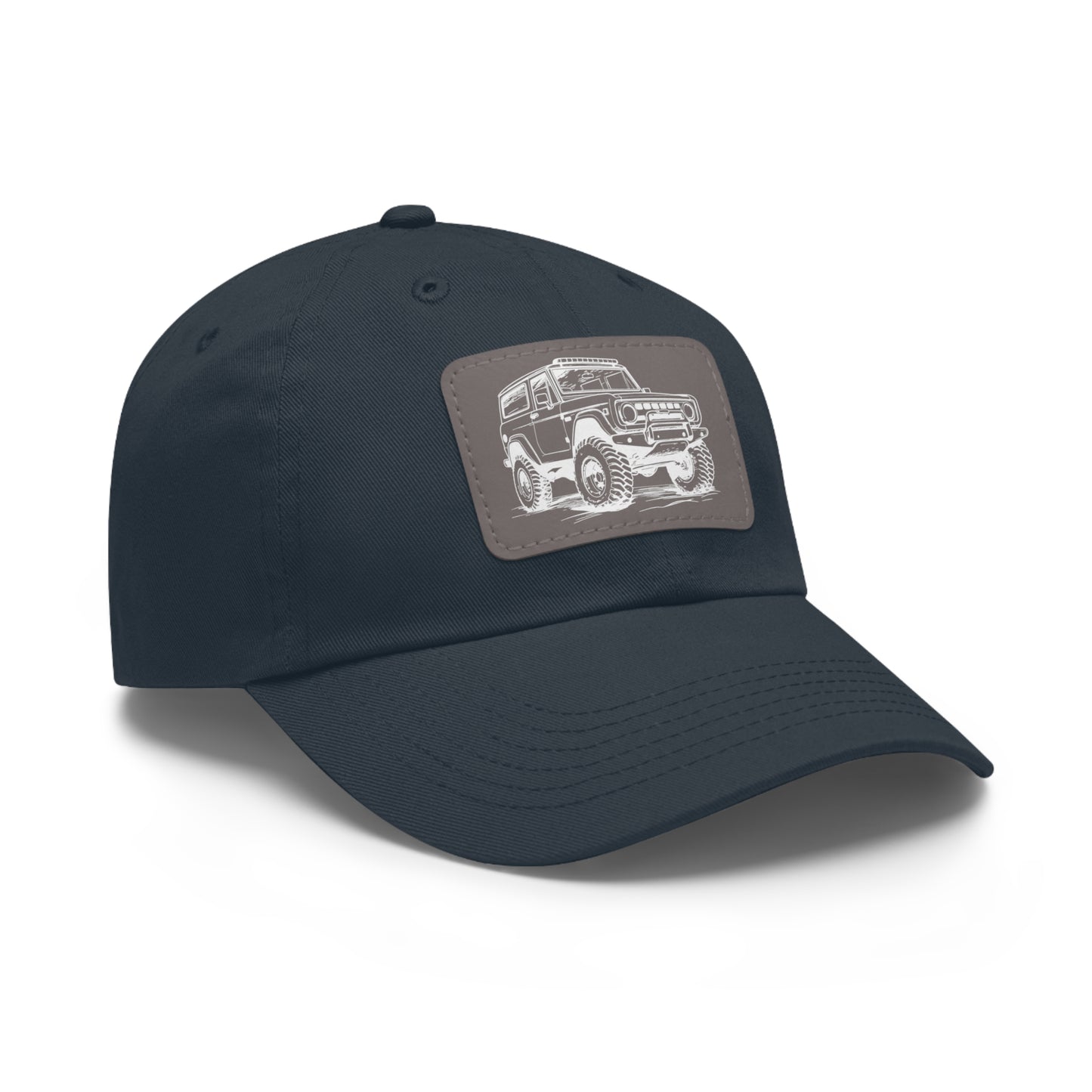 Off-Road Dad Hat with Leather Patch