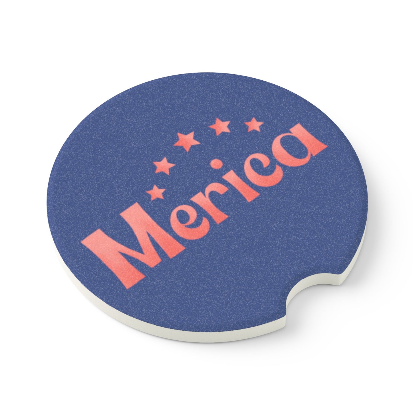 Patriot Soapstone Car Coaster