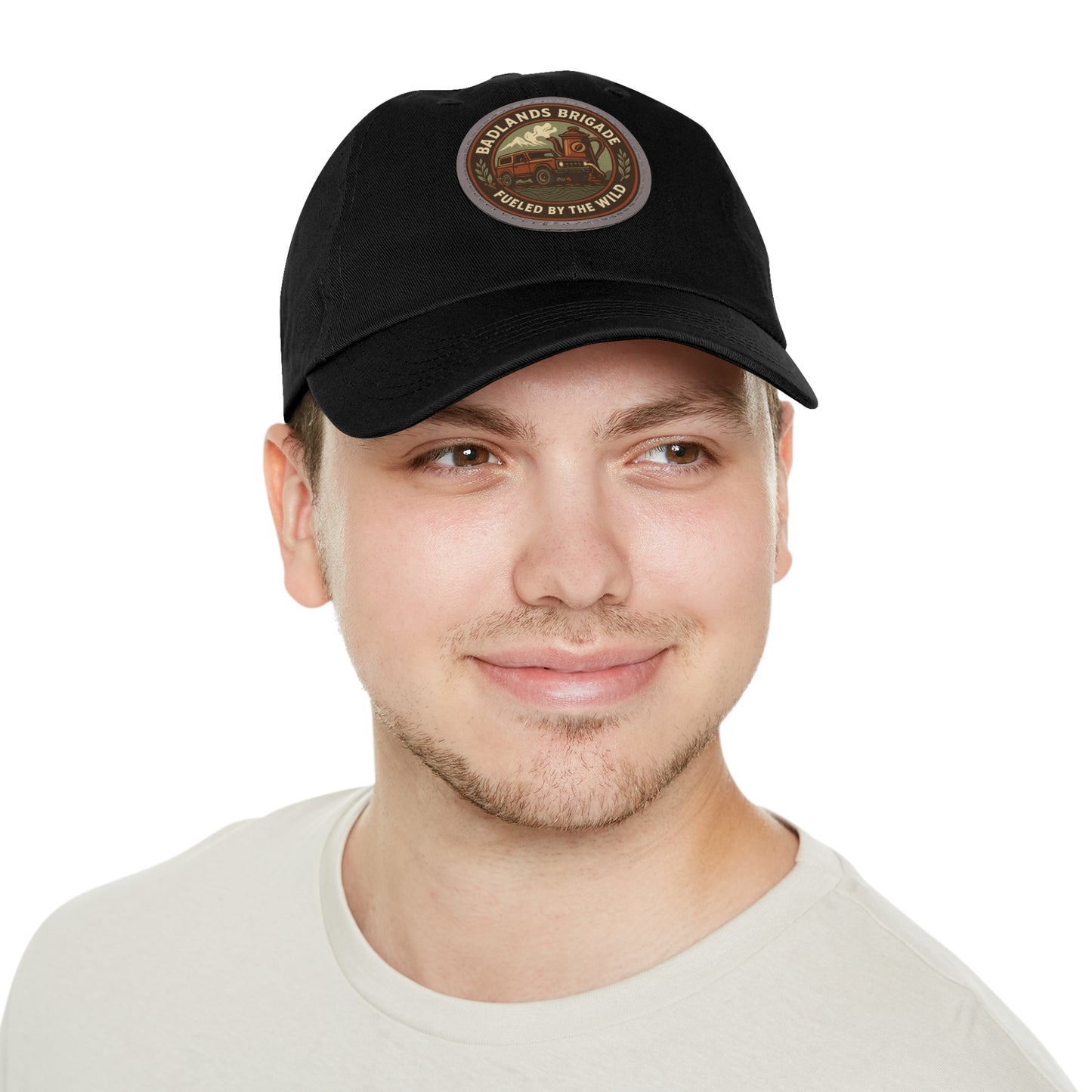 Fueled by the Wild - Badlands Brigade, Dad Hat with Leather Patch