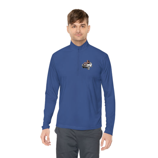 Space Bronco - Unisex Quarter-Zip Pullover