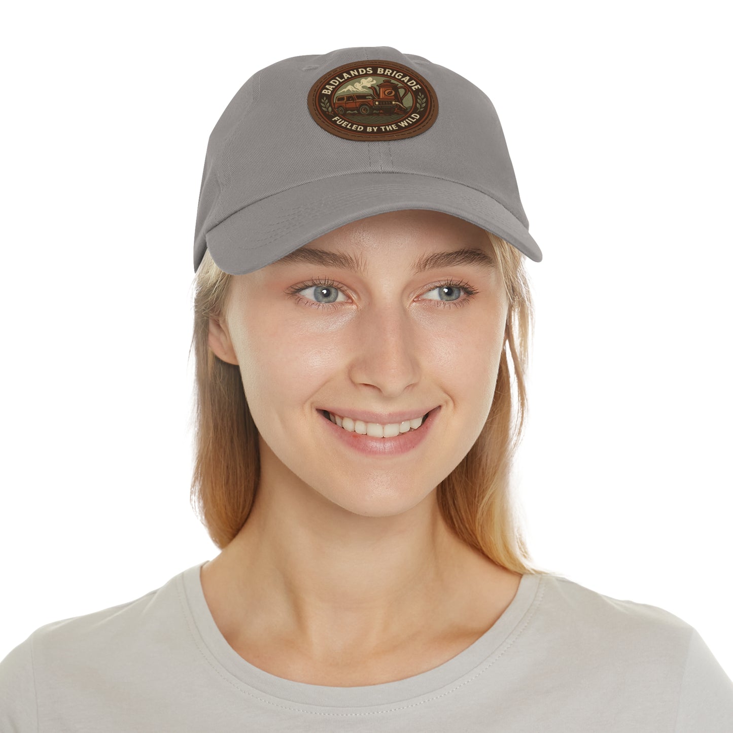 Fueled by the Wild - Badlands Brigade, Dad Hat with Leather Patch