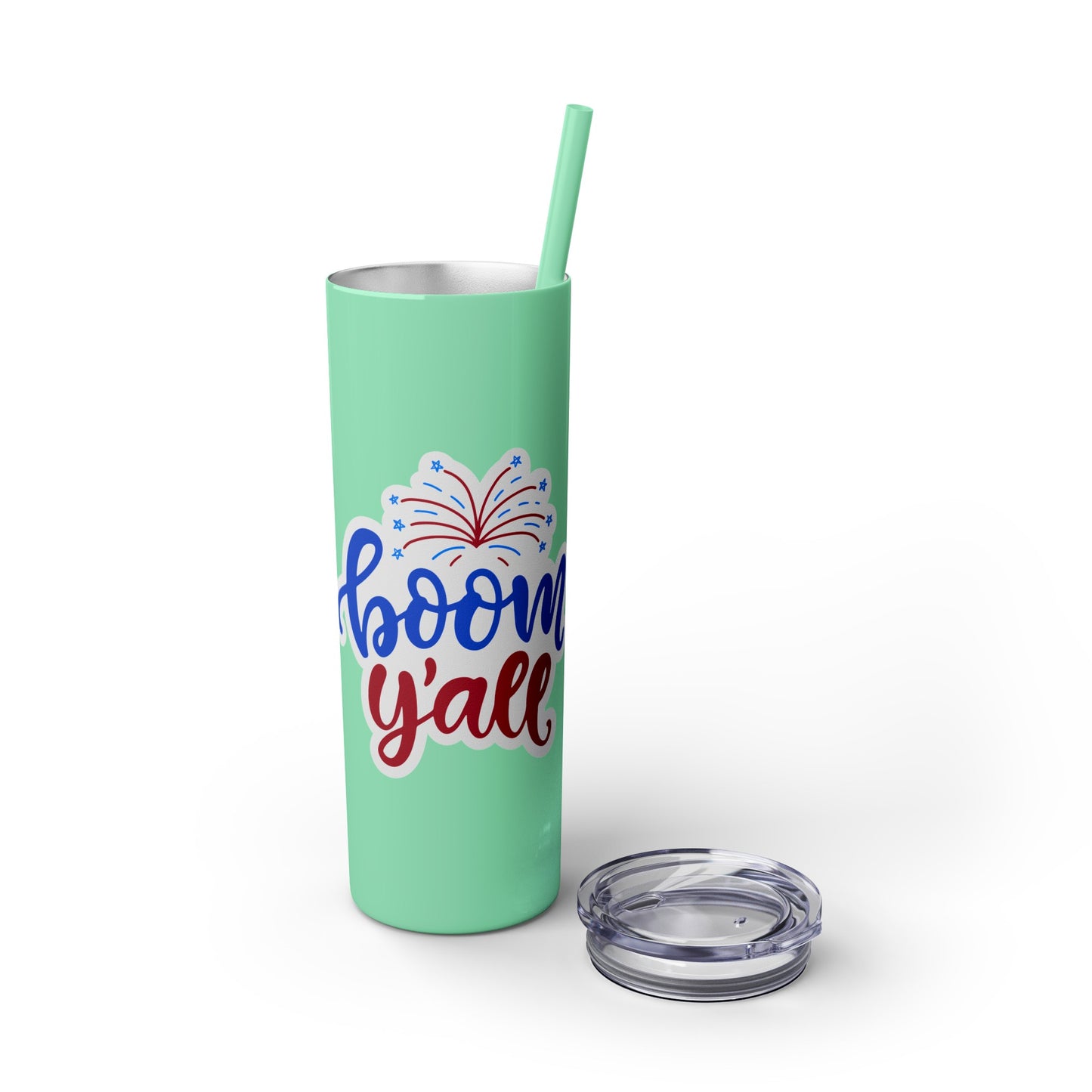 Patriot Skinny Tumbler with Straw, 20oz