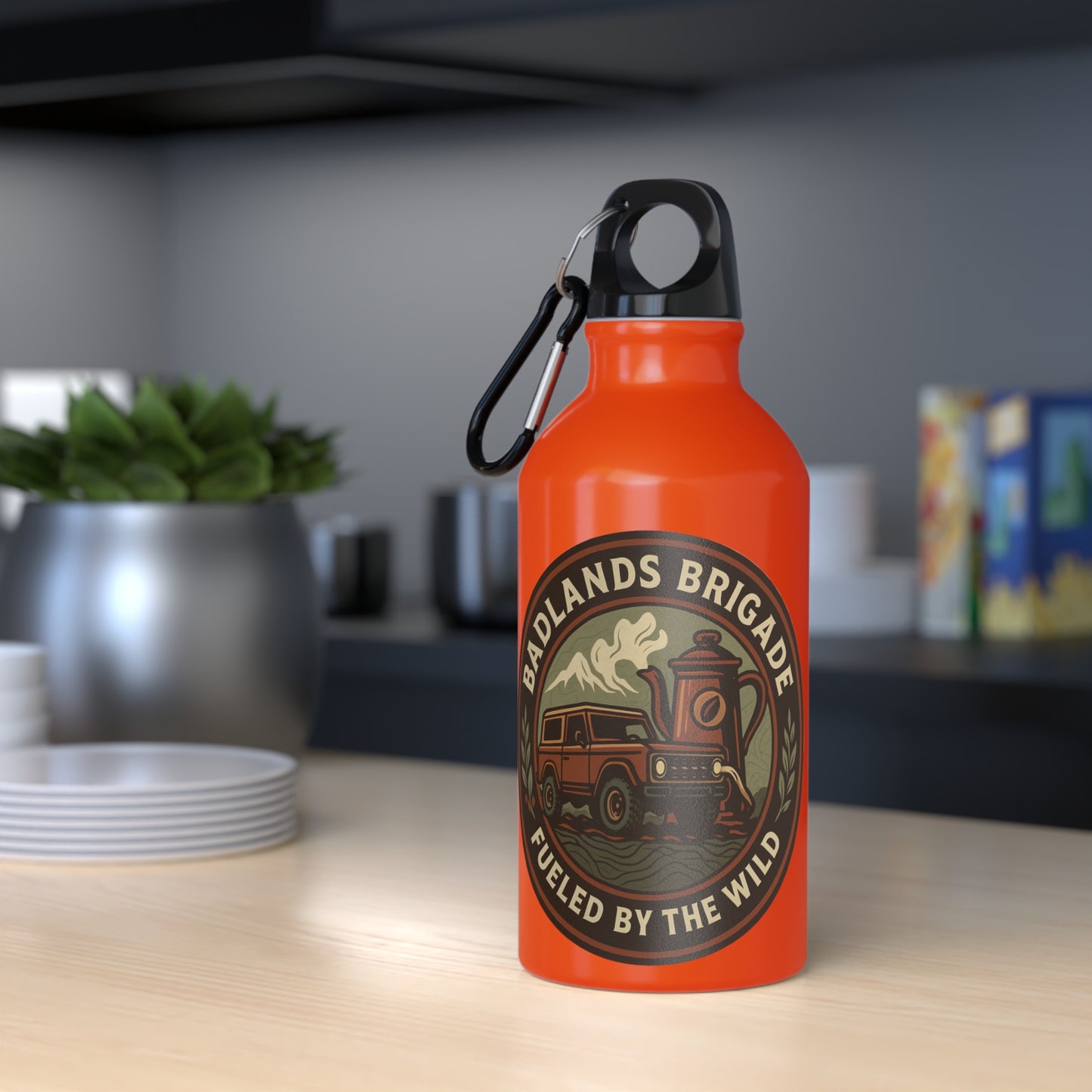 Fueled by the Wild - Badlands Brigade, Oregon Adventure Sport Bottle