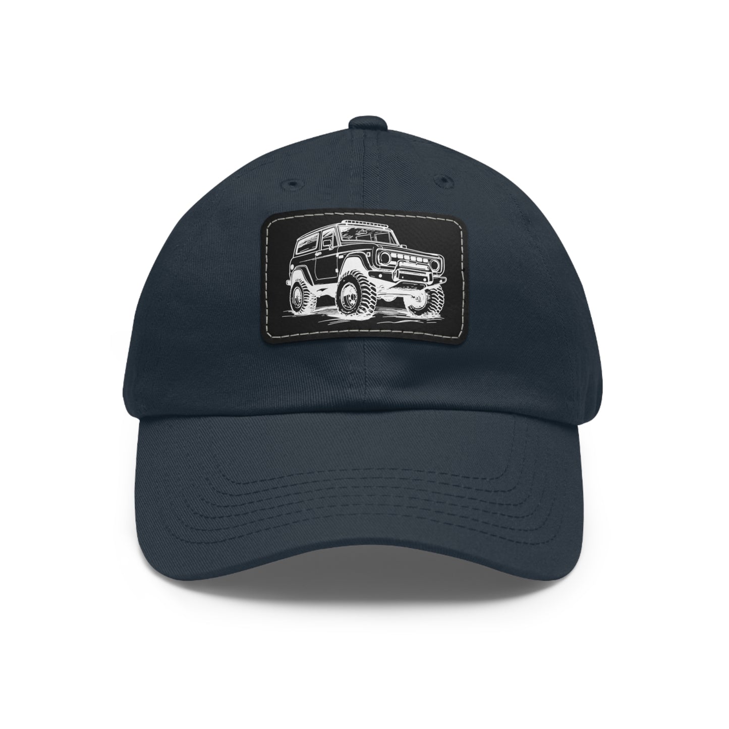 Off-Road Dad Hat with Leather Patch