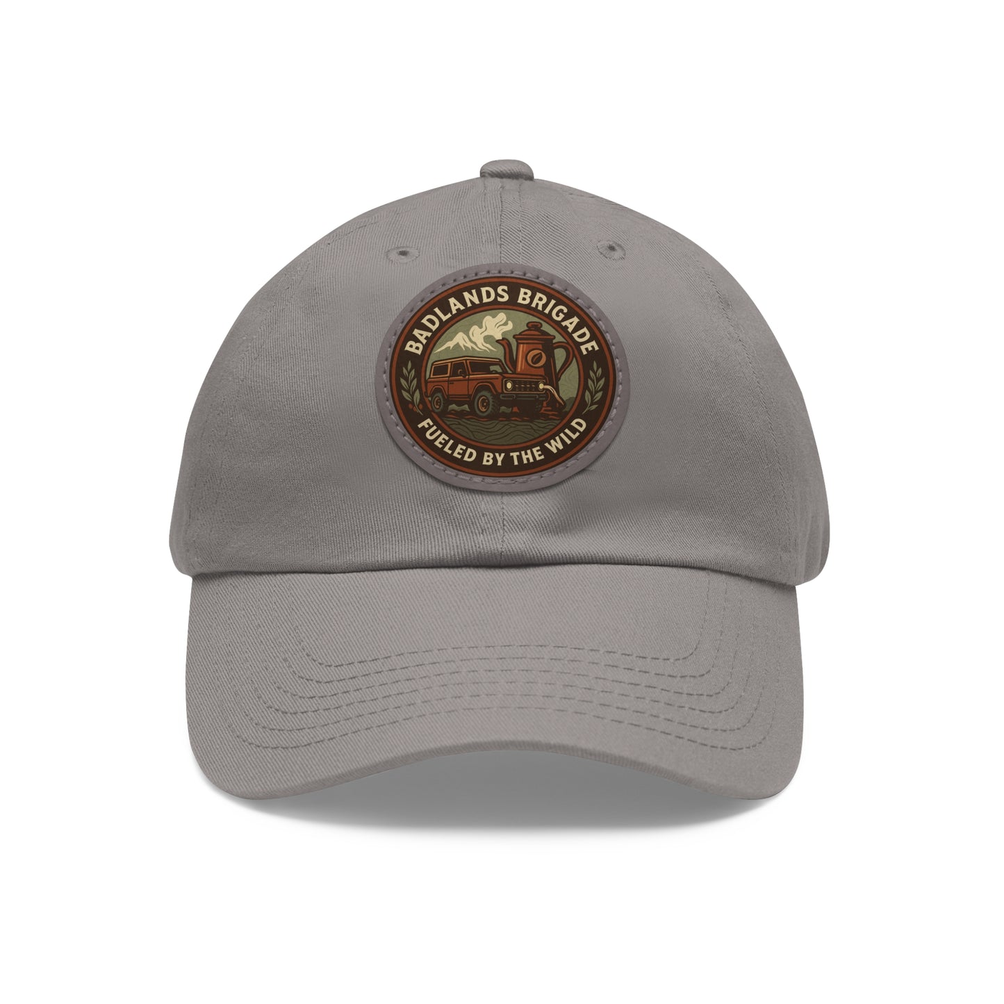 Fueled by the Wild - Badlands Brigade, Dad Hat with Leather Patch