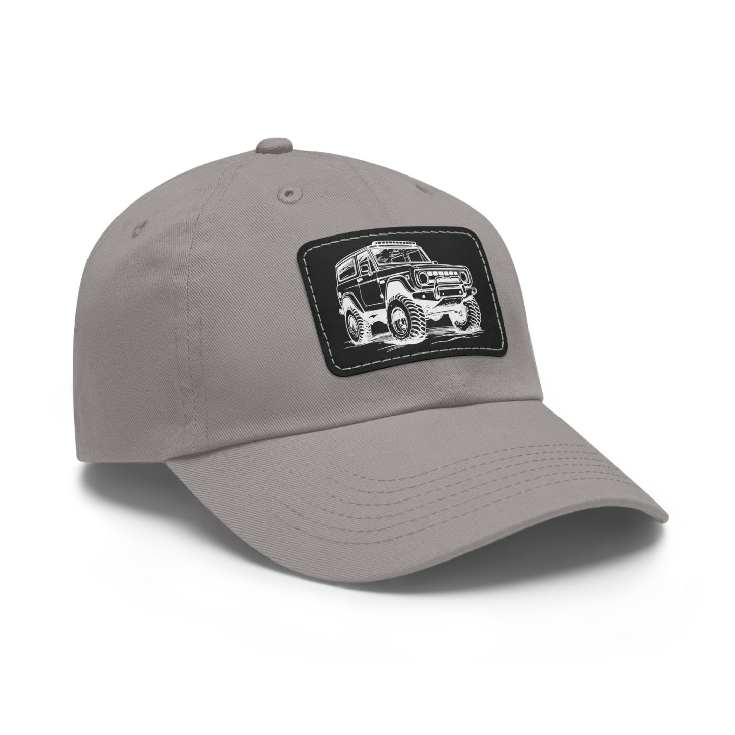 Off-Road Dad Hat with Leather Patch