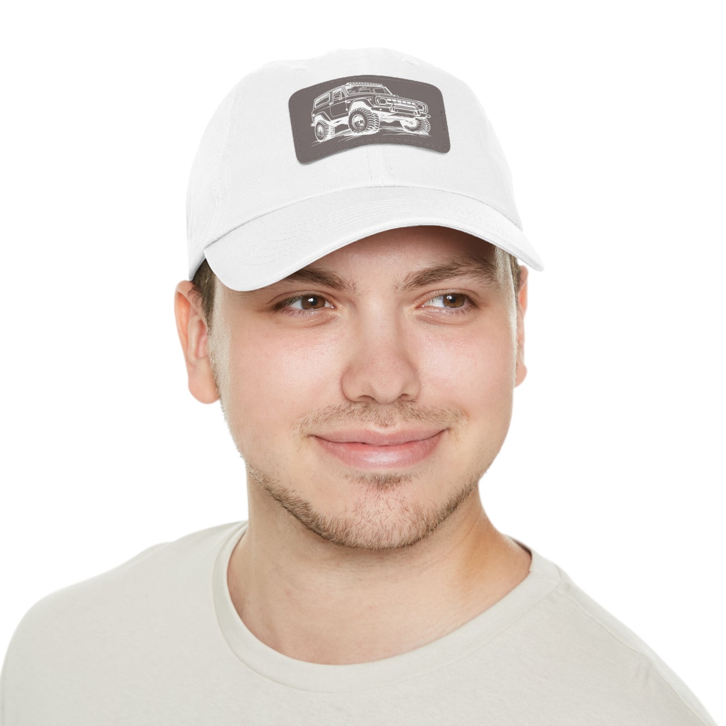 Off-Road Dad Hat with Leather Patch
