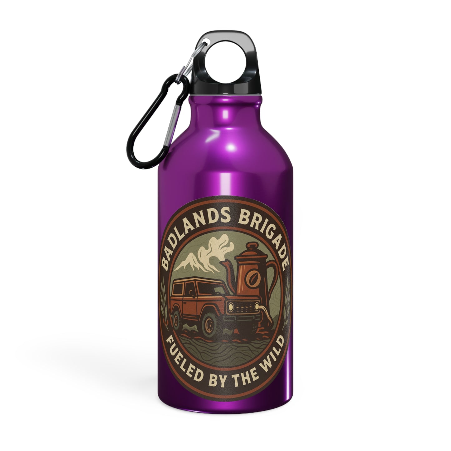 Fueled by the Wild - Badlands Brigade, Oregon Adventure Sport Bottle