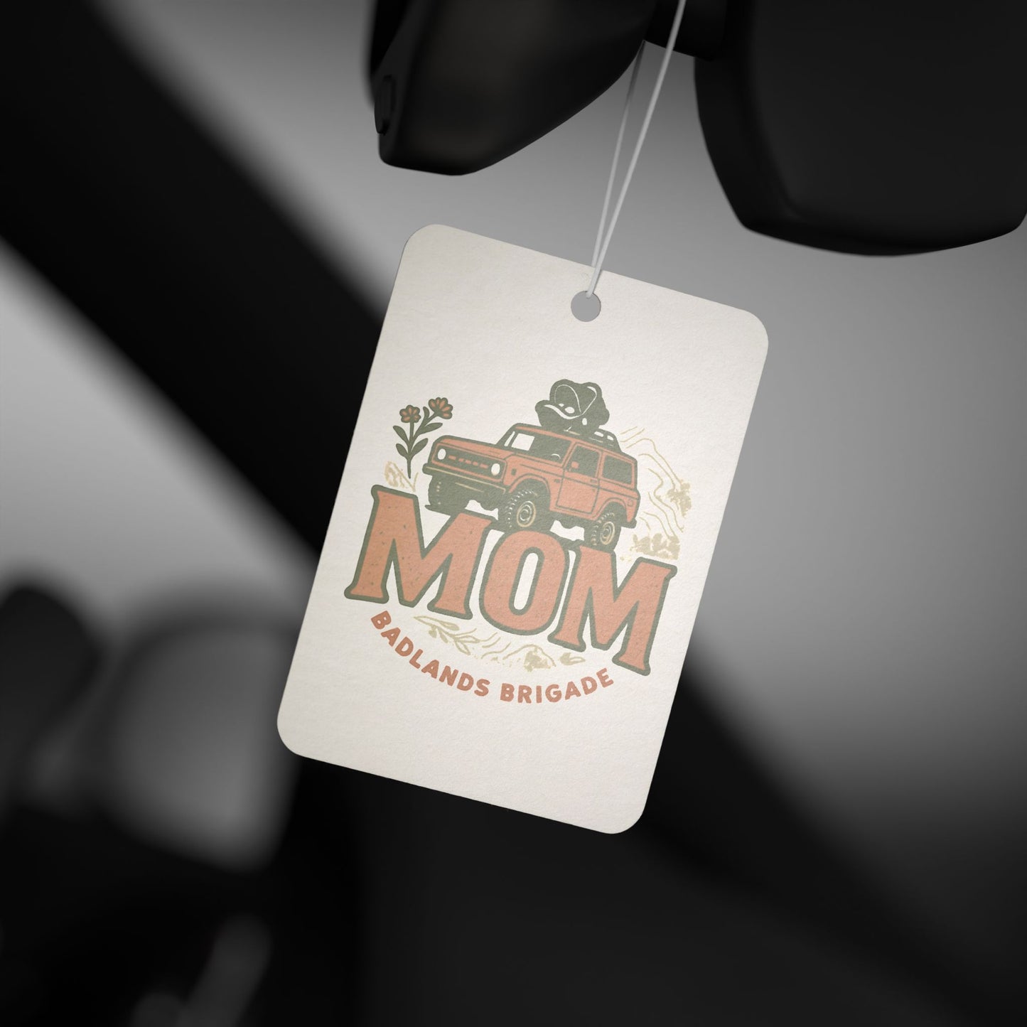 MOM's Adventure Car Air Freshener - Badlands Brigade