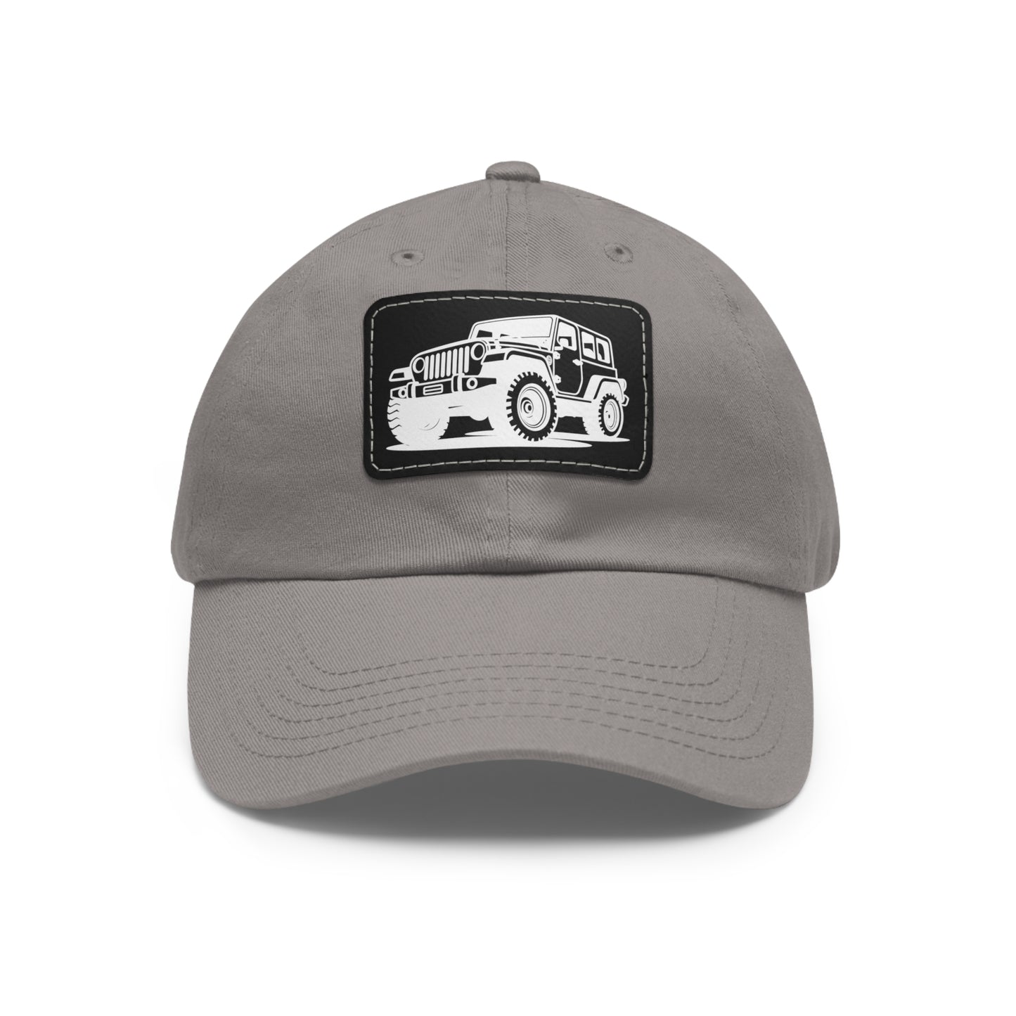 Off-Road Dad Hat with Leather Patch