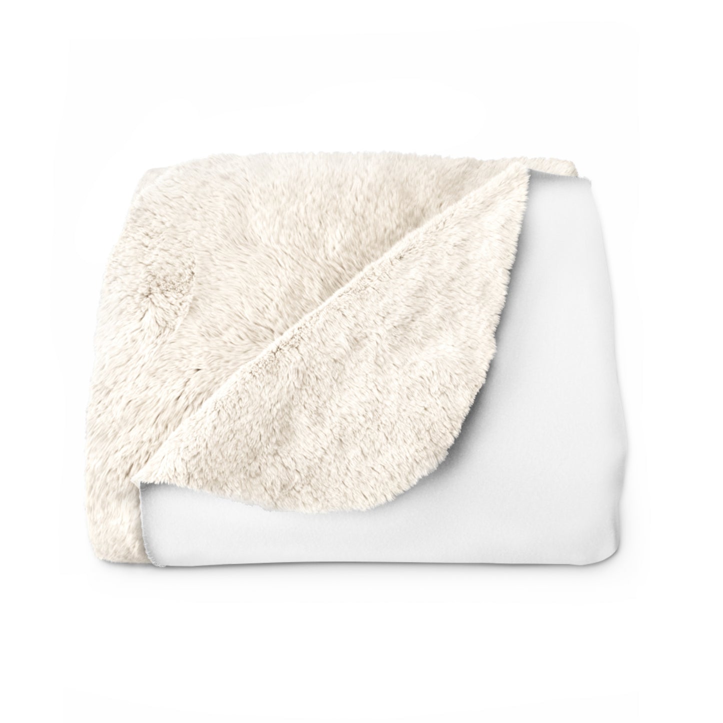 It's A Bronco Thing - Brunette - Watercolor - Sherpa Fleece Blanket