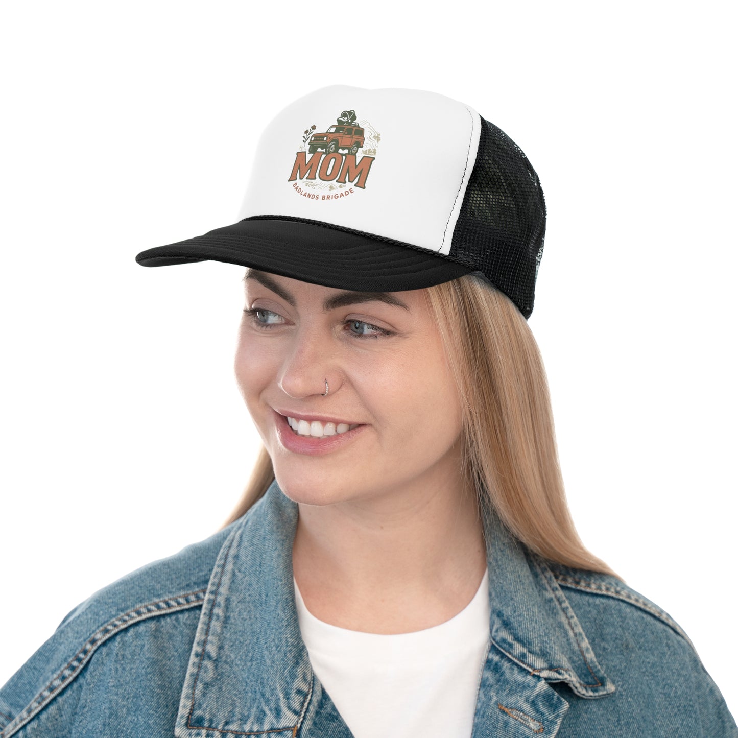 MOM's Adventure Stylish Trucker Cap – Adventure Ready with 'MOM' Design