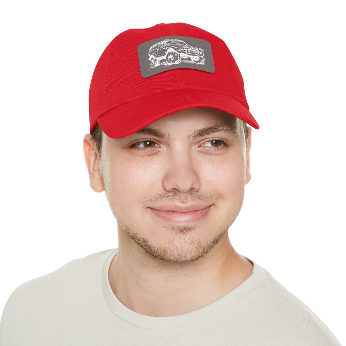 Off-Road Dad Hat with Leather Patch