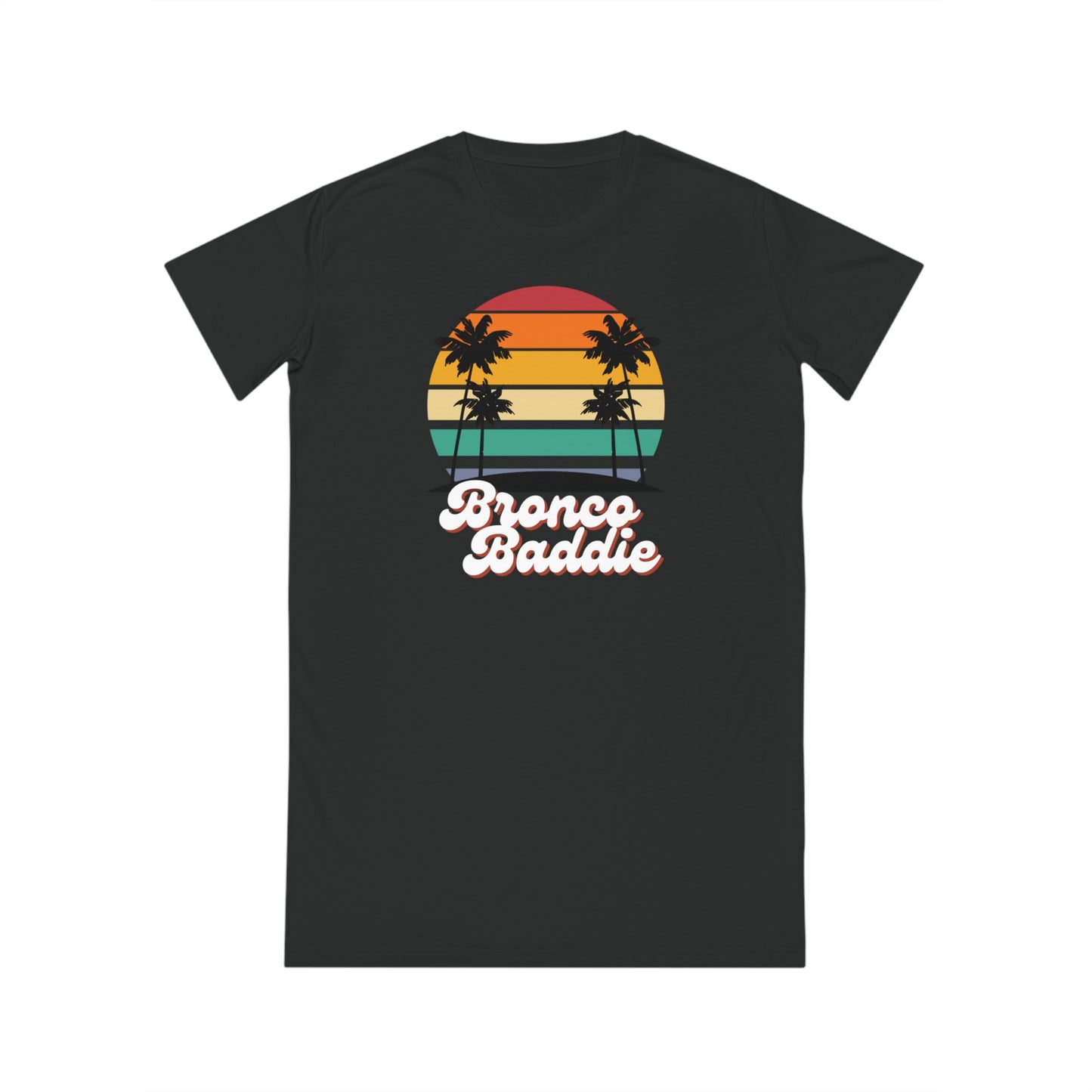 Bronco Baddie - Spinner T-Shirt Dress