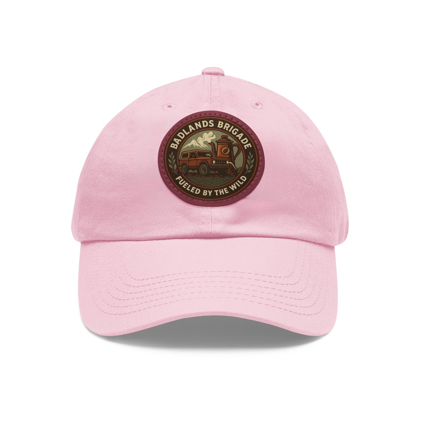Fueled by the Wild - Badlands Brigade, Dad Hat with Leather Patch
