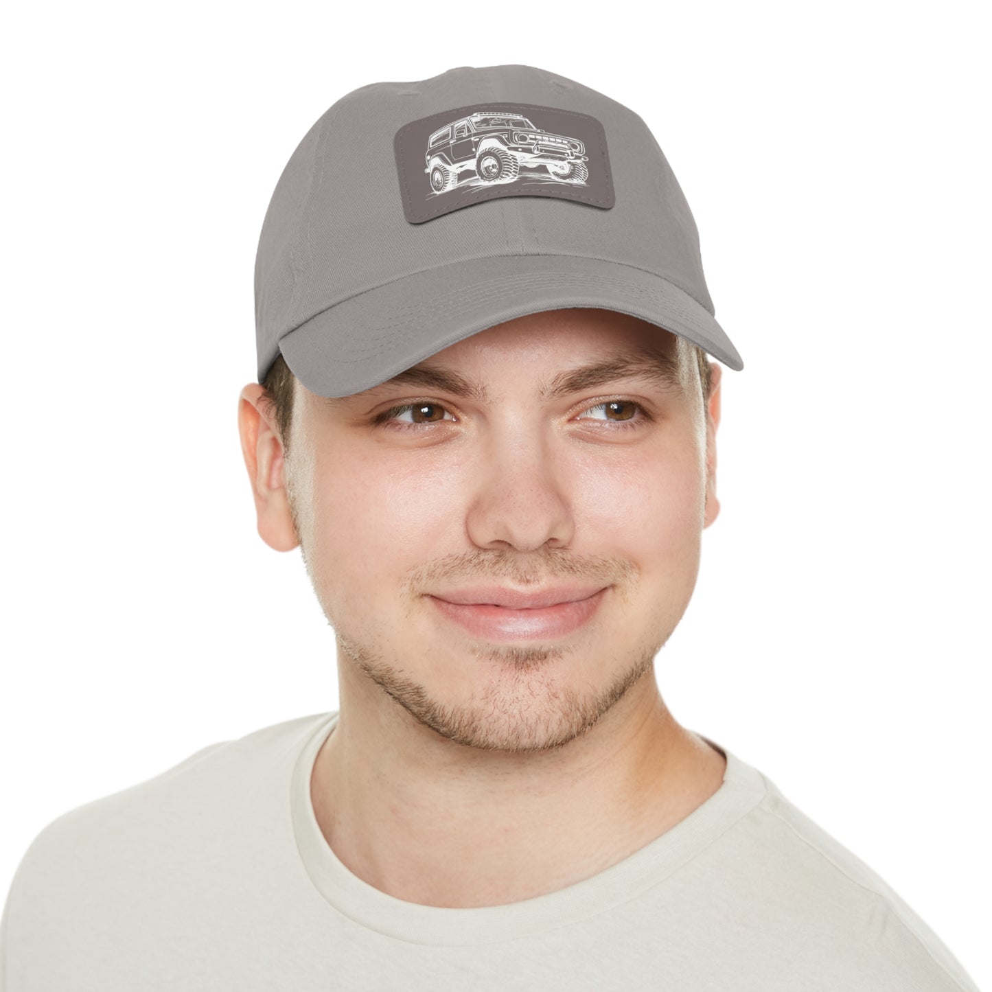 Off-Road Dad Hat with Leather Patch