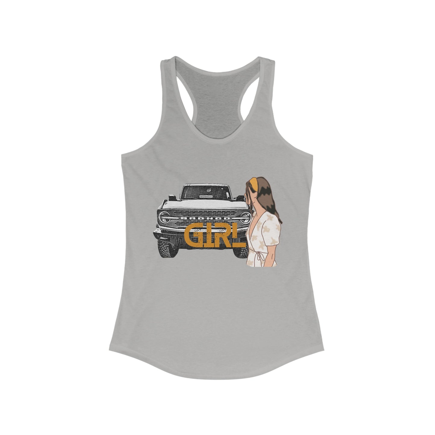 Bronco Girl - Women's Ideal Racerback Tank