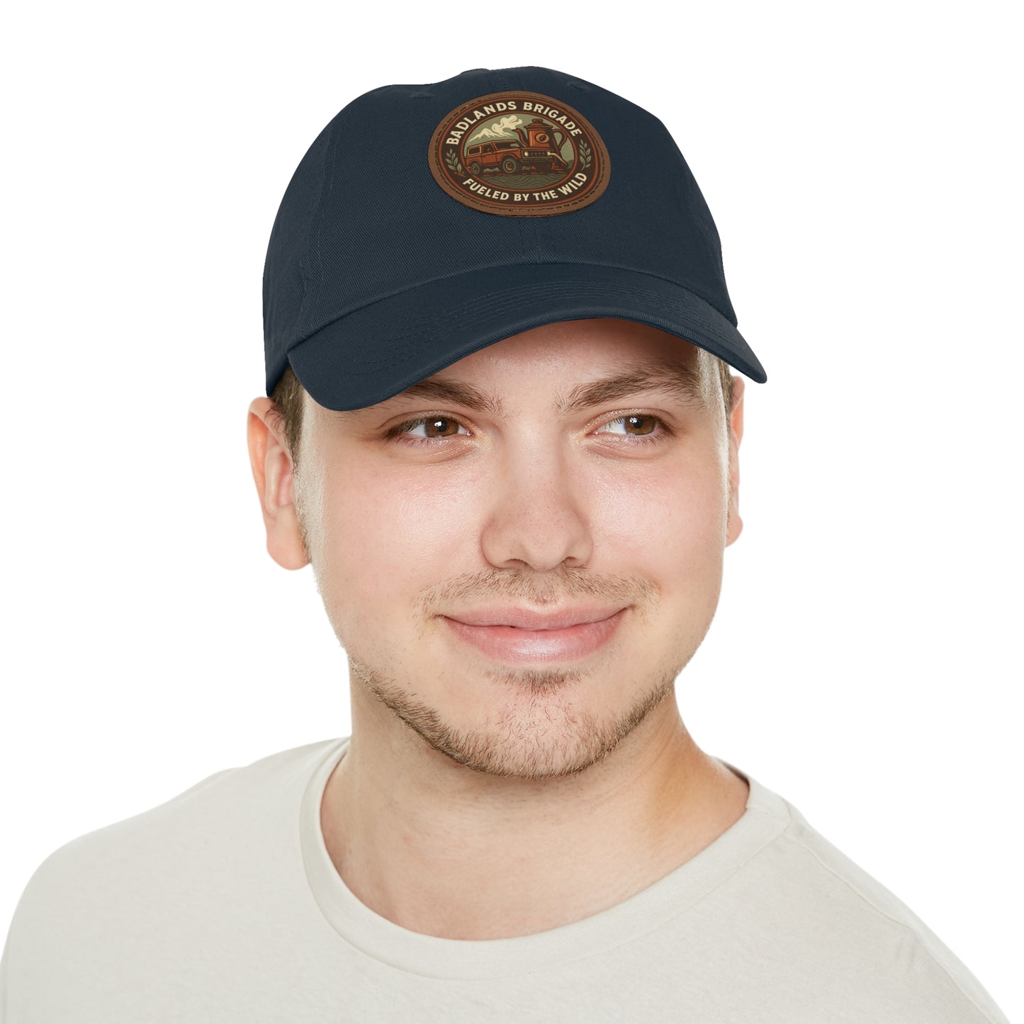 Fueled by the Wild - Badlands Brigade, Dad Hat with Leather Patch