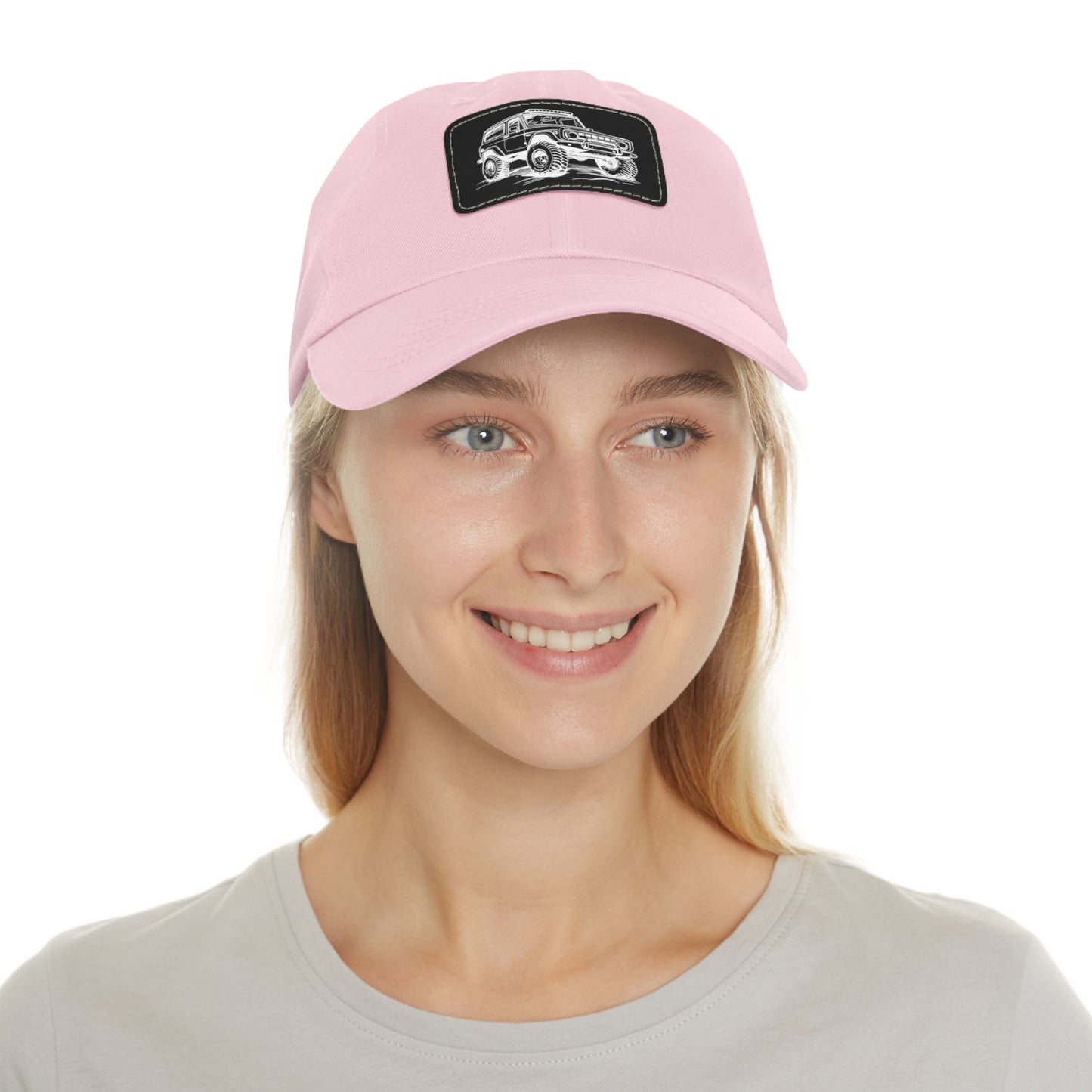 Off-Road Dad Hat with Leather Patch