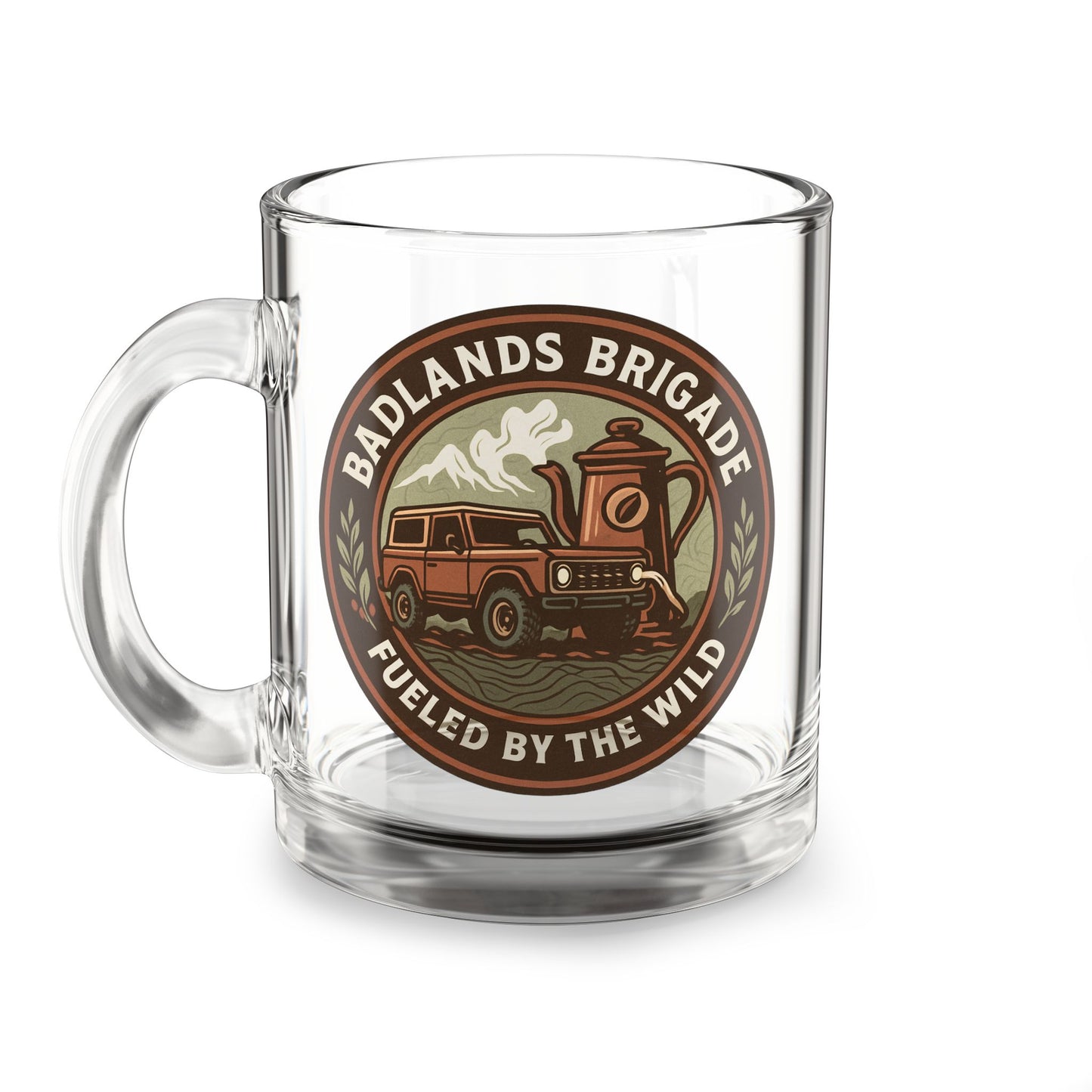 Badlands Brigade 10oz Coffee Mug - Fueled by the Wild Adventure Mug