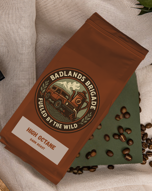 High Octane Roast - Badlands Brigade Coffee (Medium-Dark Roast)