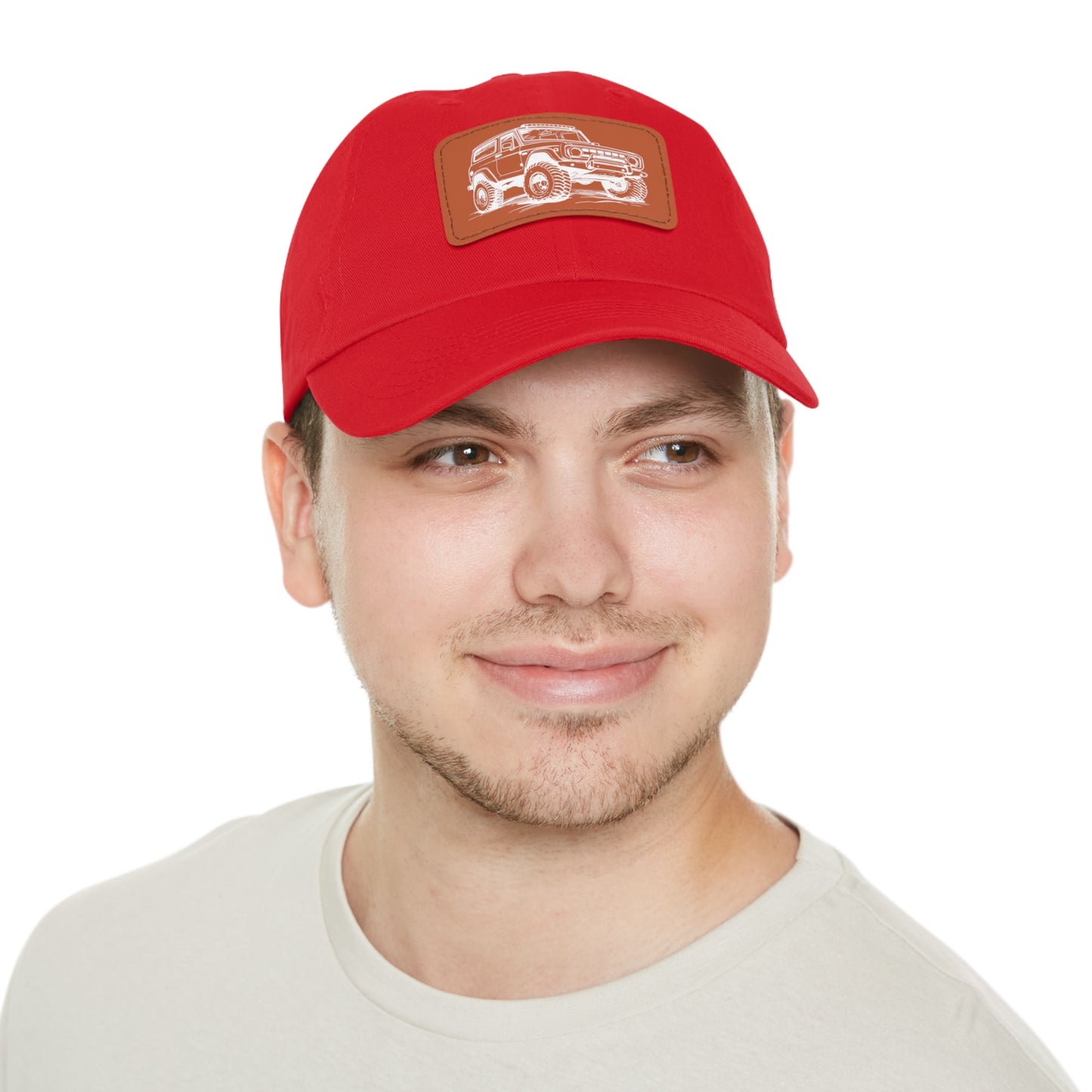 Off-Road Dad Hat with Leather Patch