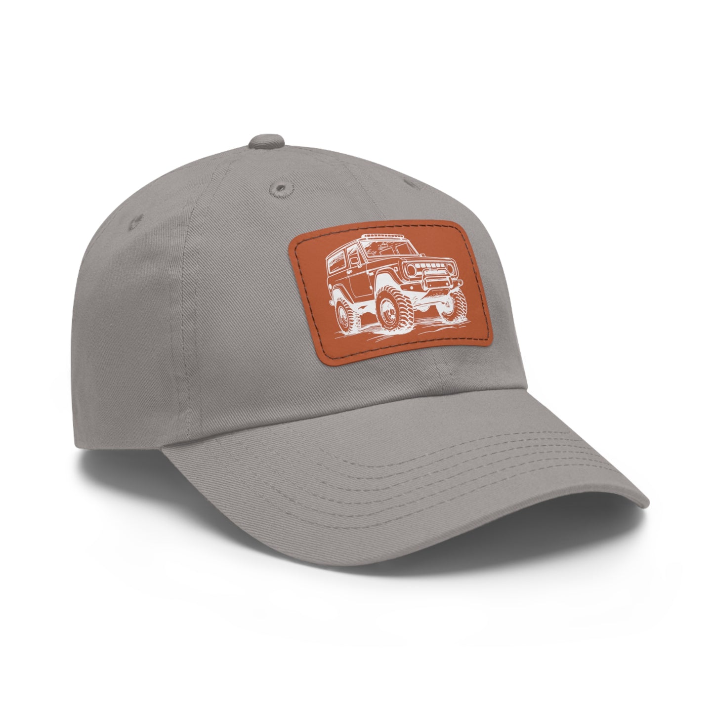 Off-Road Dad Hat with Leather Patch