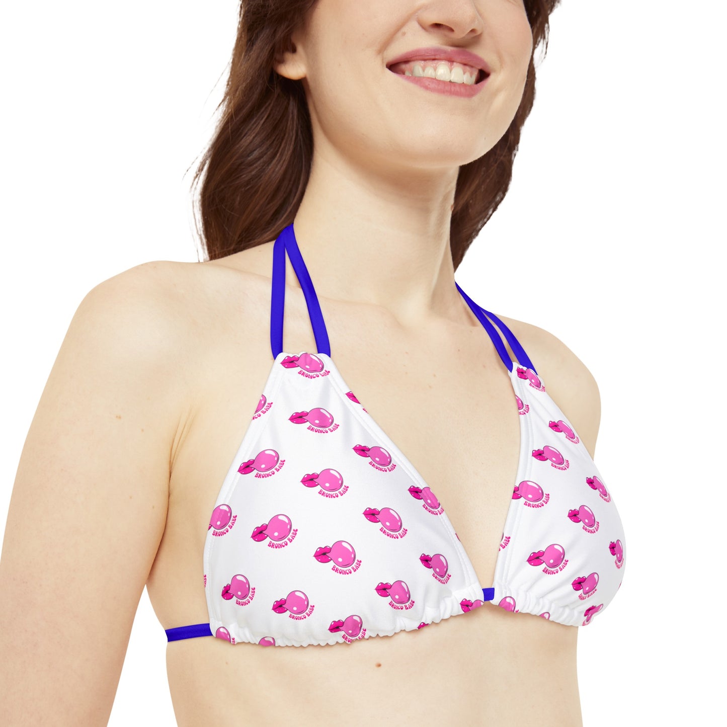Bronco Babe - Bubblegum - Strappy Bikini Set