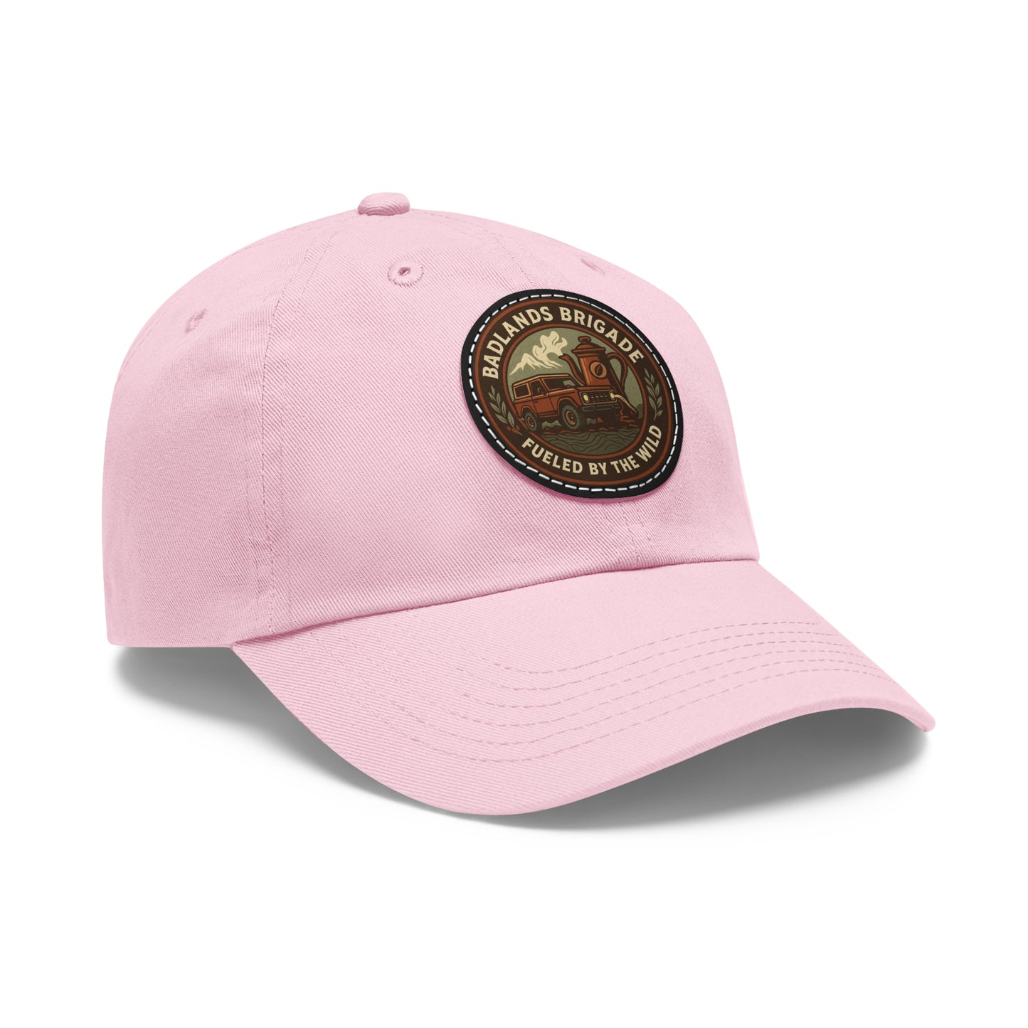 Fueled by the Wild - Badlands Brigade, Dad Hat with Leather Patch