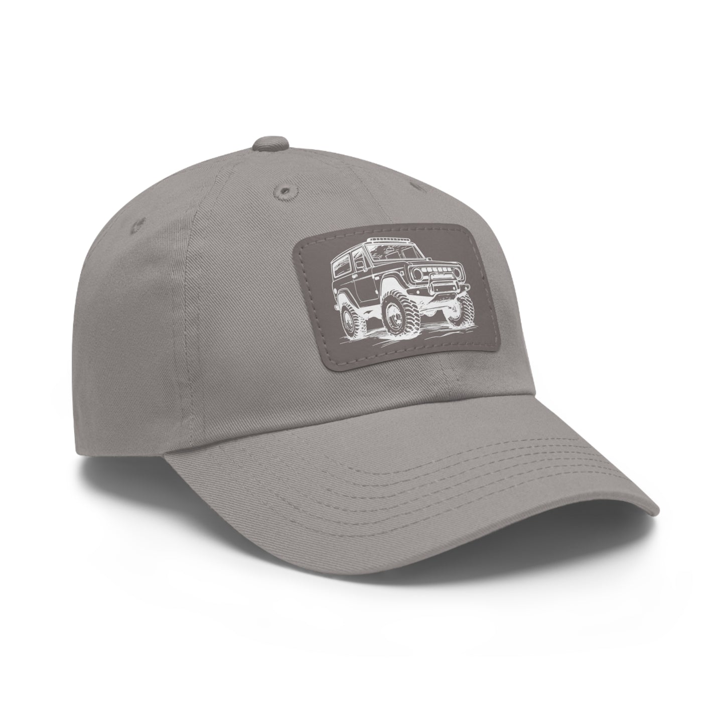 Off-Road Dad Hat with Leather Patch