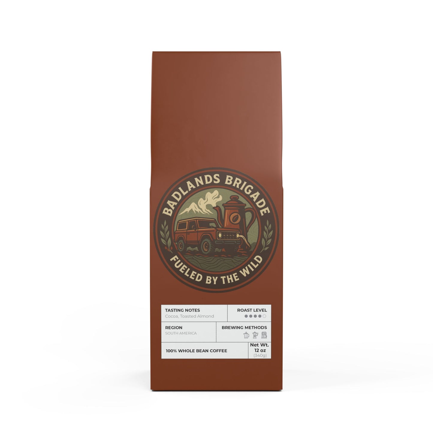 High Octane Roast - Badlands Brigade Coffee (Medium-Dark Roast)