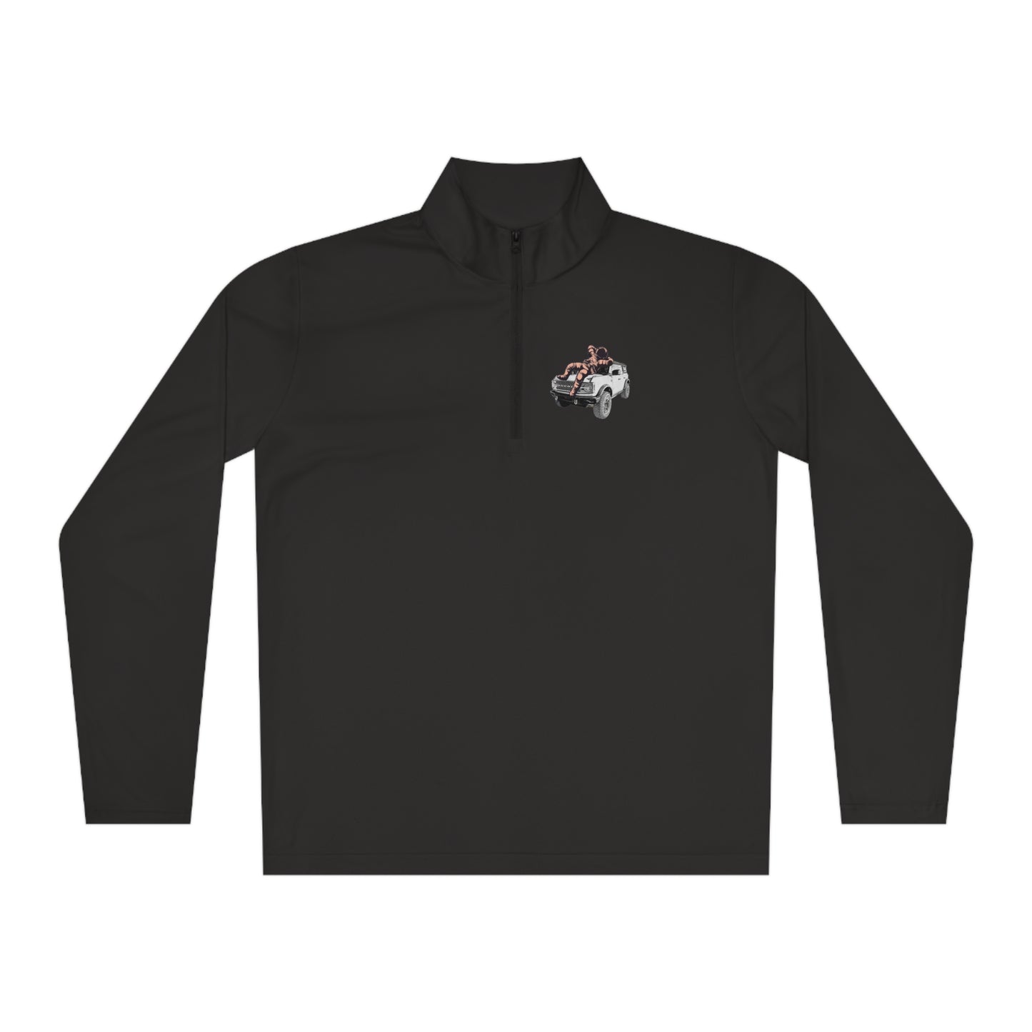 Space Bronco - Unisex Quarter-Zip Pullover