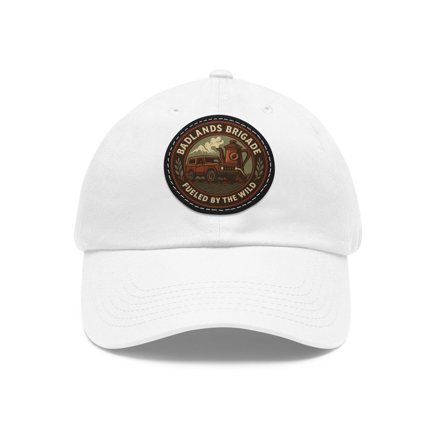 Fueled by the Wild - Badlands Brigade, Dad Hat with Leather Patch