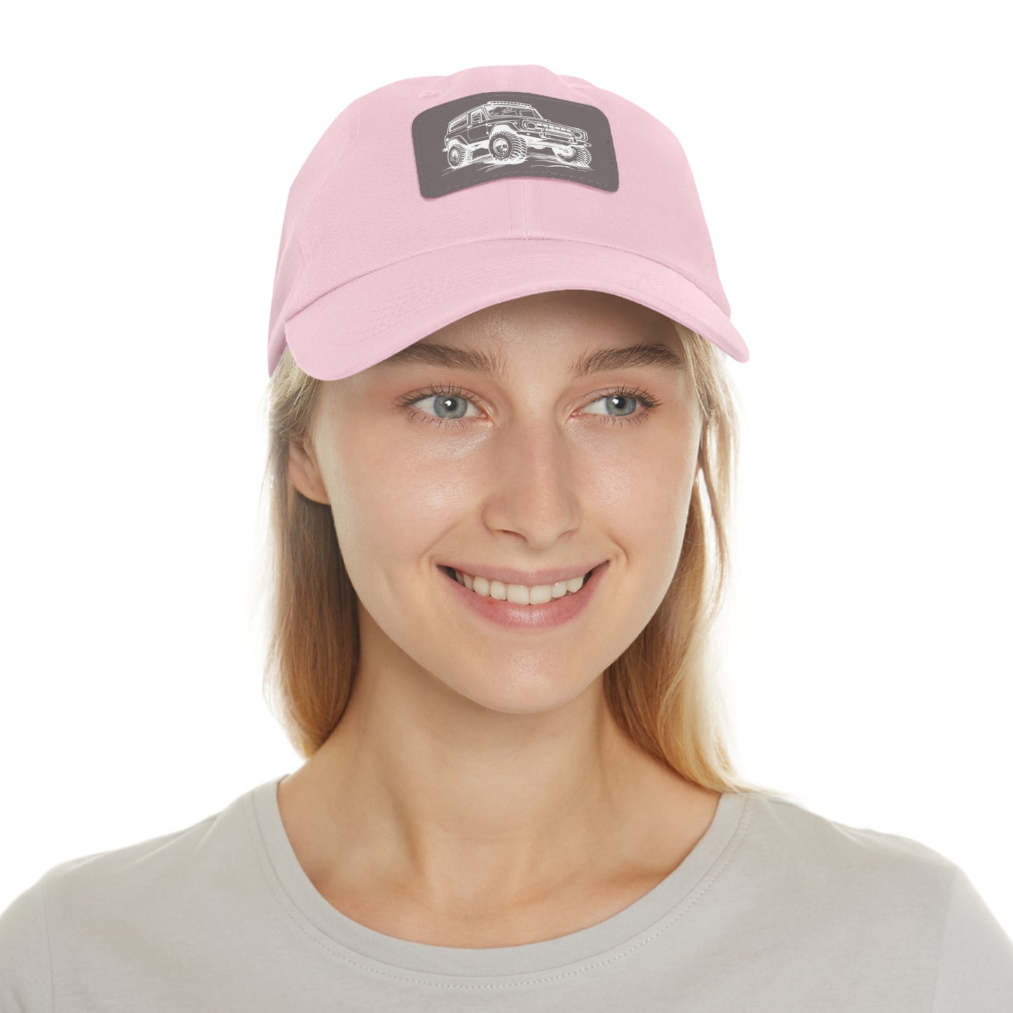 Off-Road Dad Hat with Leather Patch