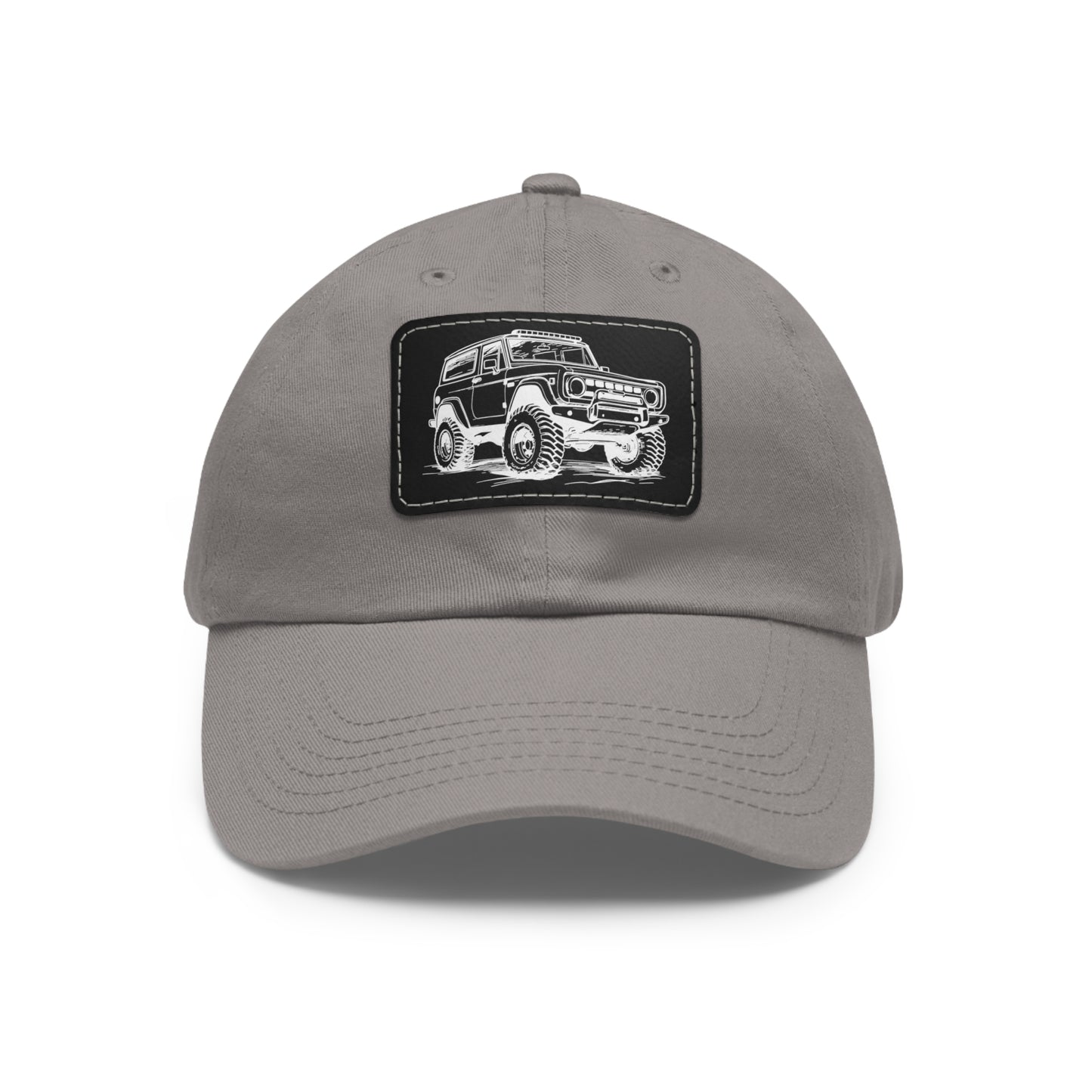 Off-Road Dad Hat with Leather Patch
