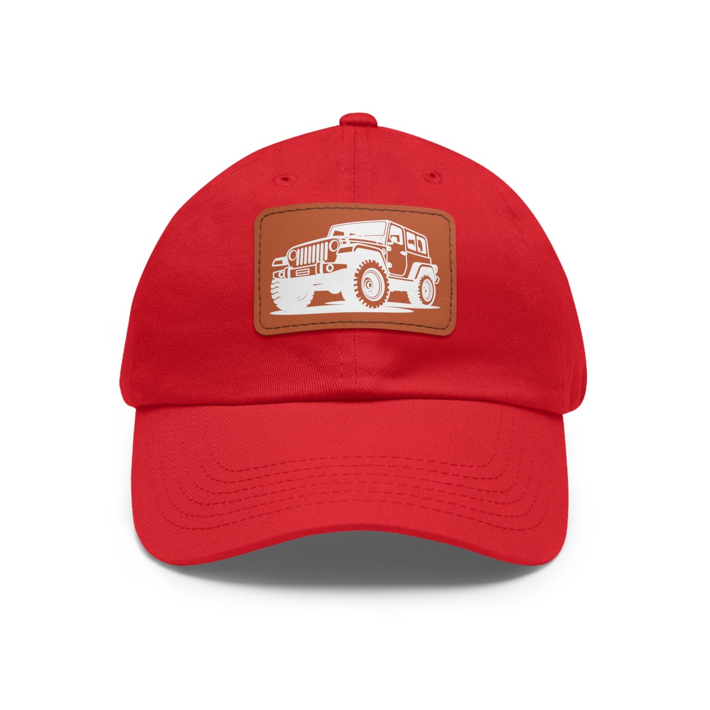 Off-Road Dad Hat with Leather Patch