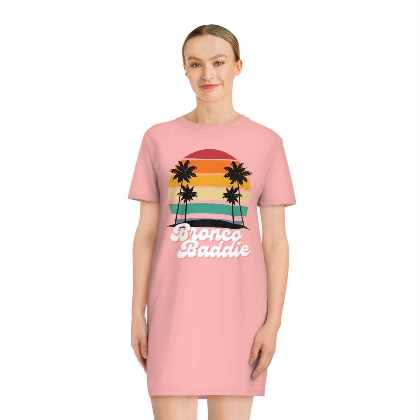 Bronco Baddie - Spinner T-Shirt Dress