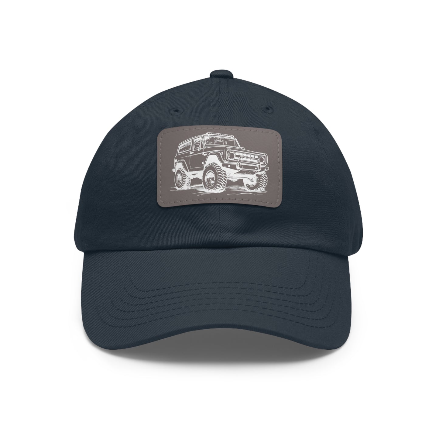 Off-Road Dad Hat with Leather Patch