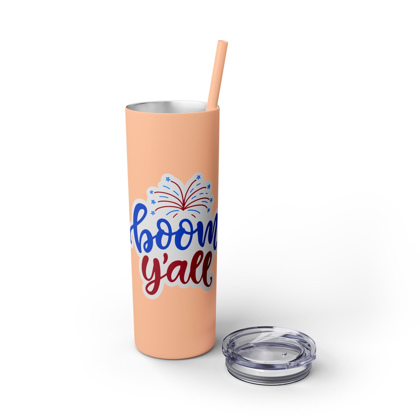 Patriot Skinny Tumbler with Straw, 20oz