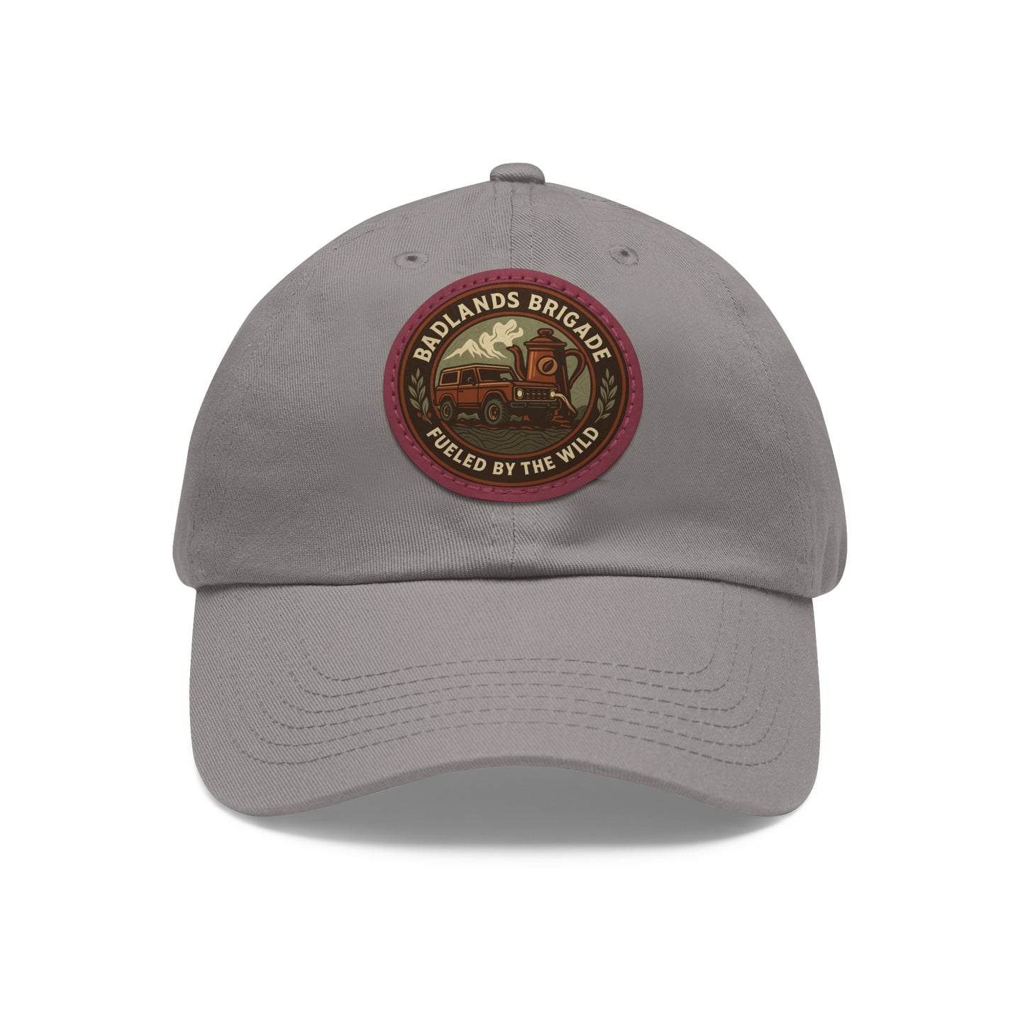 Fueled by the Wild - Badlands Brigade, Dad Hat with Leather Patch