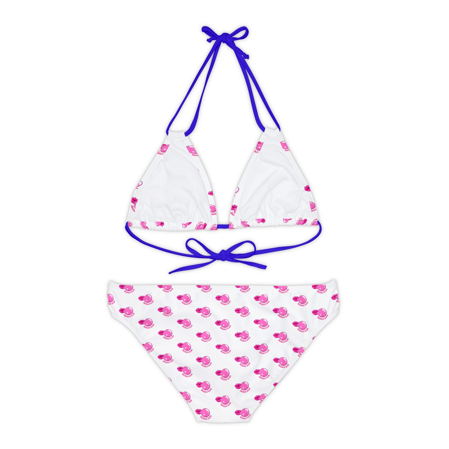 Bronco Babe - Bubblegum - Strappy Bikini Set
