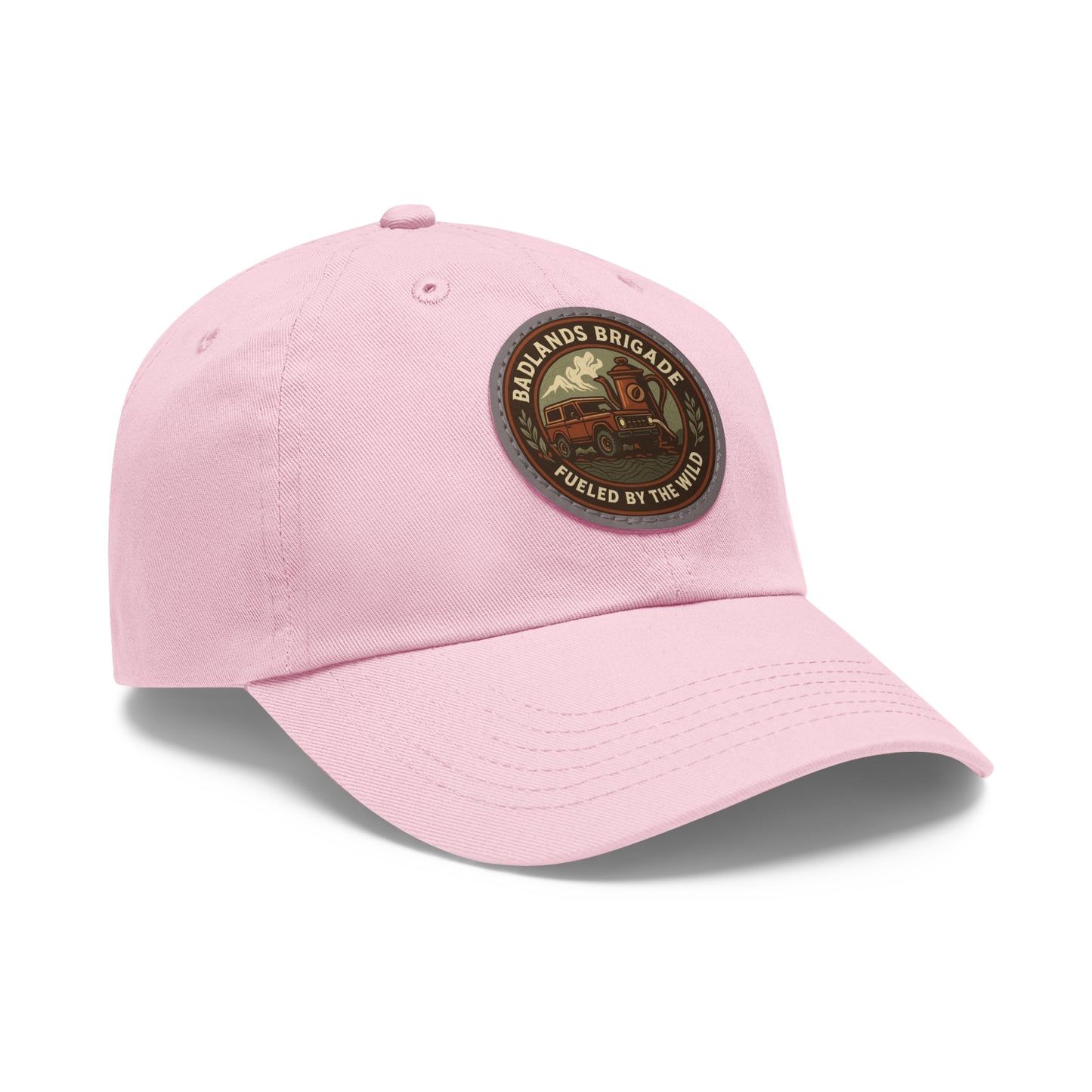 Fueled by the Wild - Badlands Brigade, Dad Hat with Leather Patch