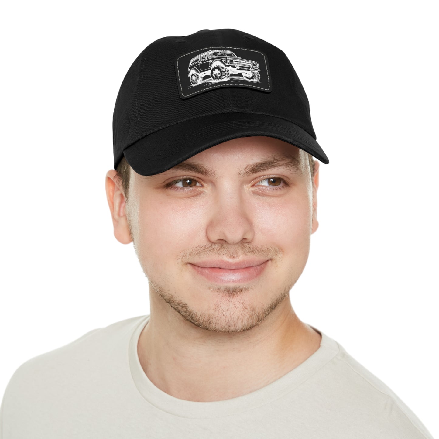 Off-Road Dad Hat with Leather Patch